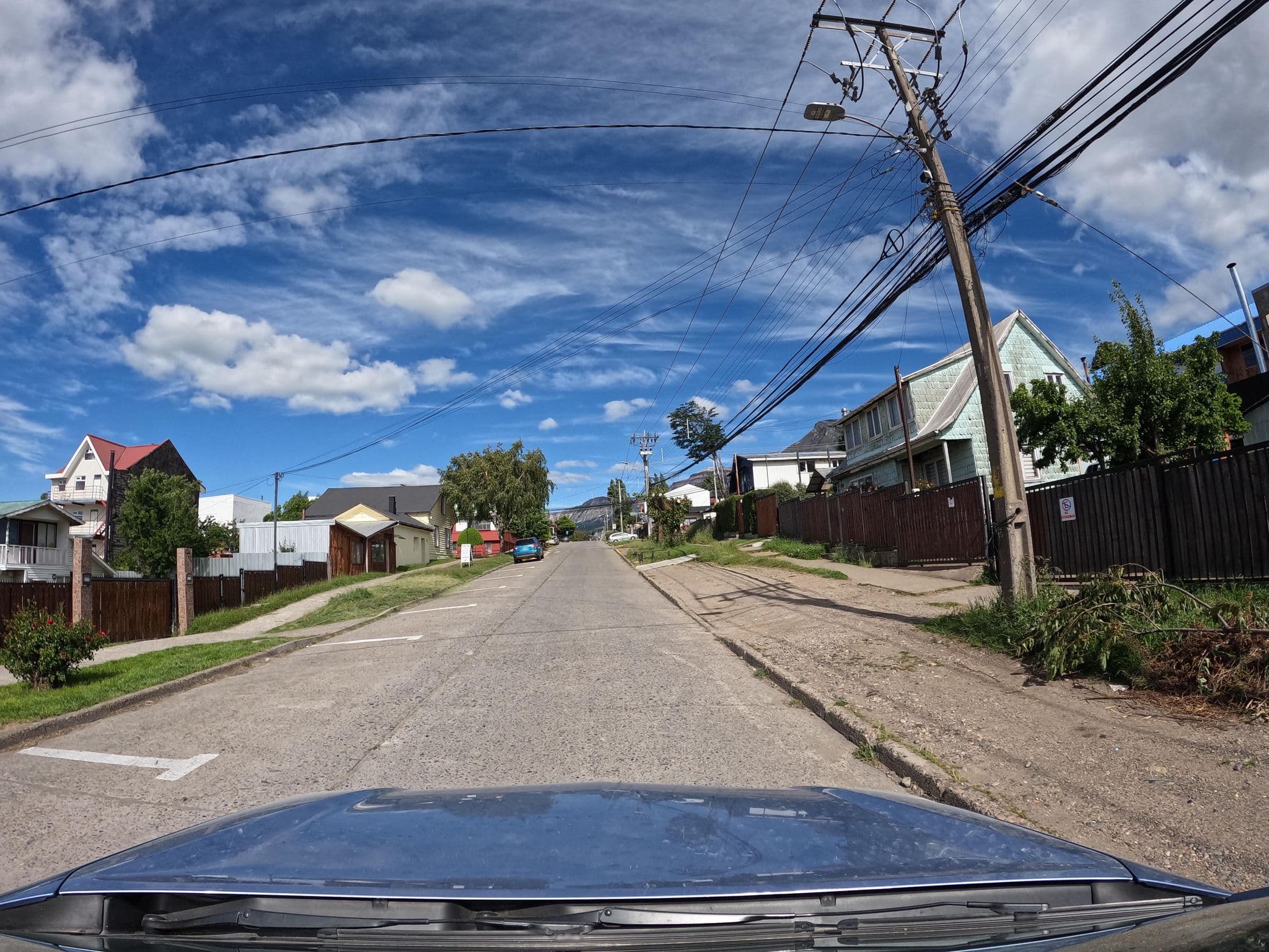 Street view near Cabanas San Sebastian, Coyhaique — © Kaart_Local (CC BY-SA · Mapillary)