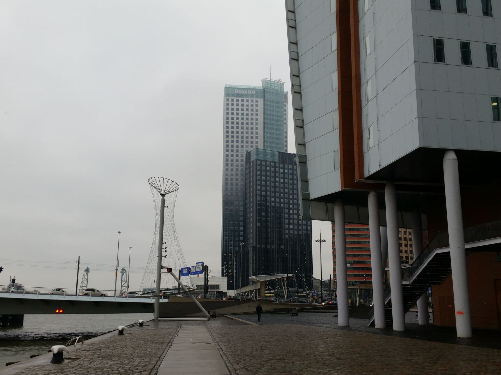 Street view near Hotel nhow Rotterdam, Kop van Zuid — © it_s_so_funny (CC BY-SA · Mapillary)
