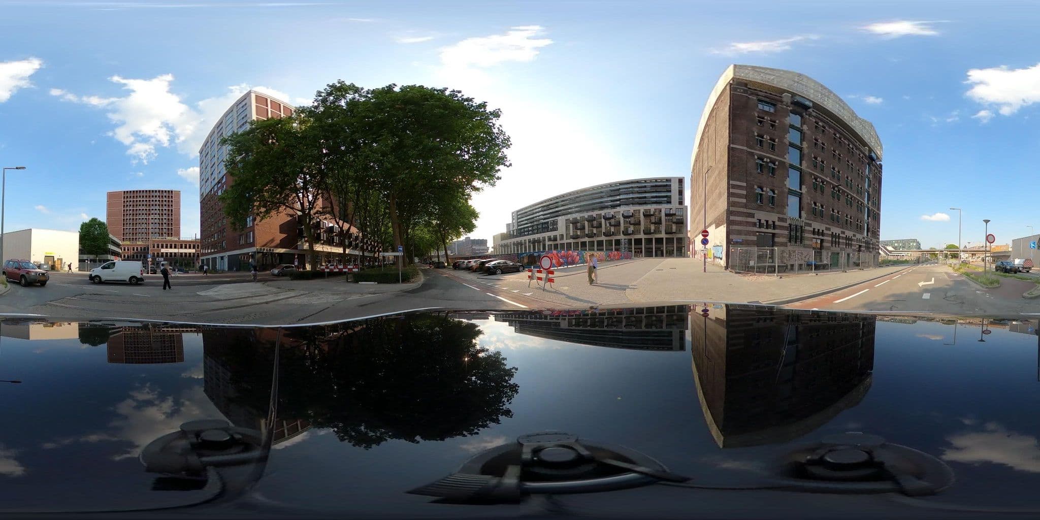 Street view near Alphabet Apartments Brede Hilledijk, Kop van Zuid — © tumblecow (CC BY-SA · Mapillary)