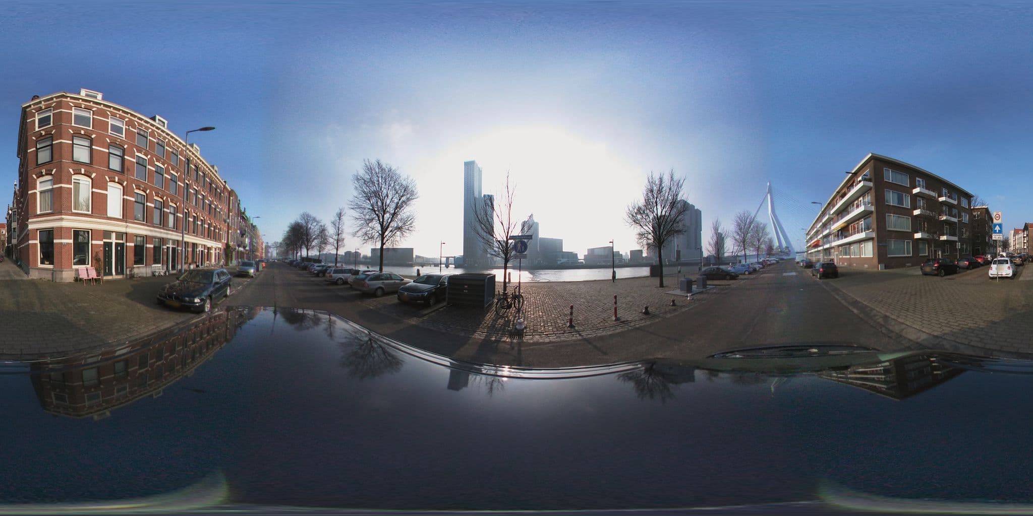 Street view near Studio Serviced Apartments With View -prh14/15-, Kop van Zuid — © micmin1972 (CC BY-SA · Mapillary)