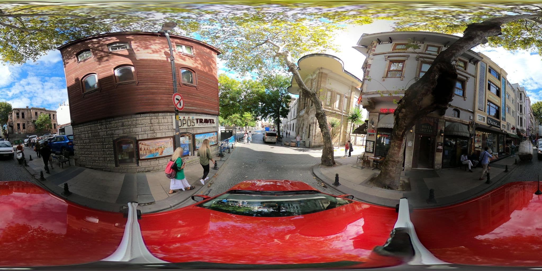 Street view near Hotel Saba, İstanbul, Sultanahmet — © ademturkmen (CC BY-SA · Mapillary)