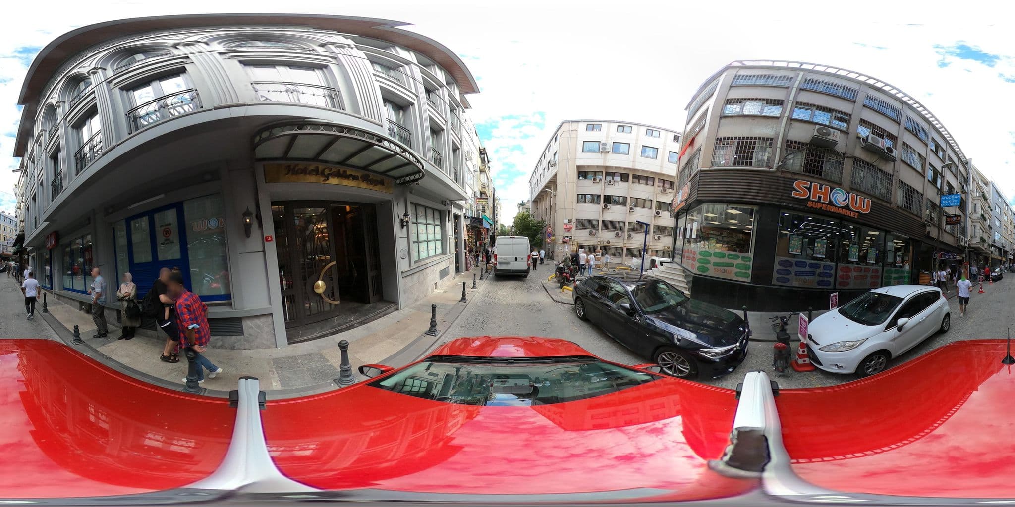 Street view near Miran Hotel, Sultanahmet — © ademturkmen (CC BY-SA · Mapillary)