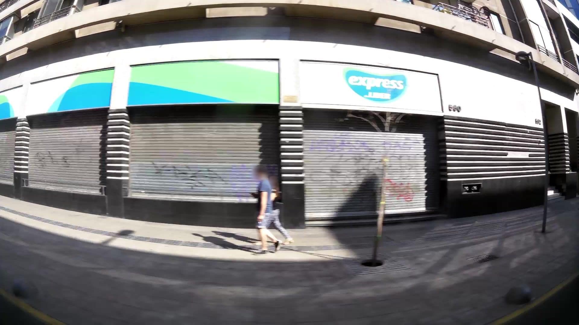 Street view near Santiago Suite Apartments, Santiago