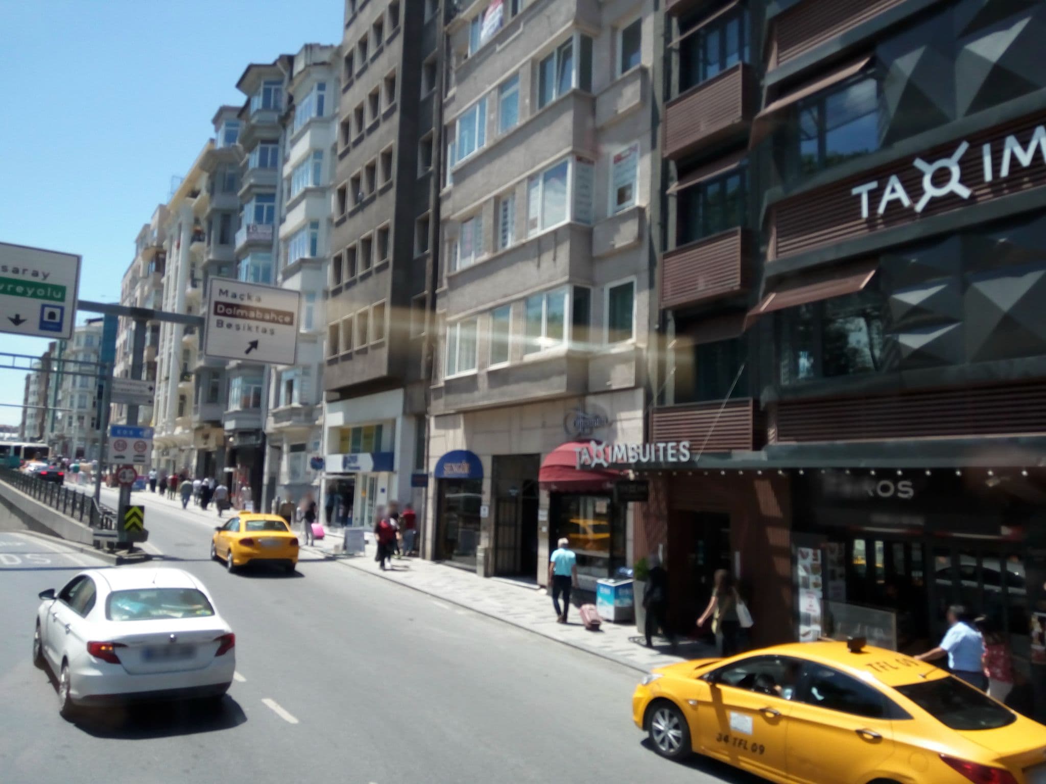 Street view near Point Hotel Taksim, Şişli — © mapfool (CC BY-SA · Mapillary)