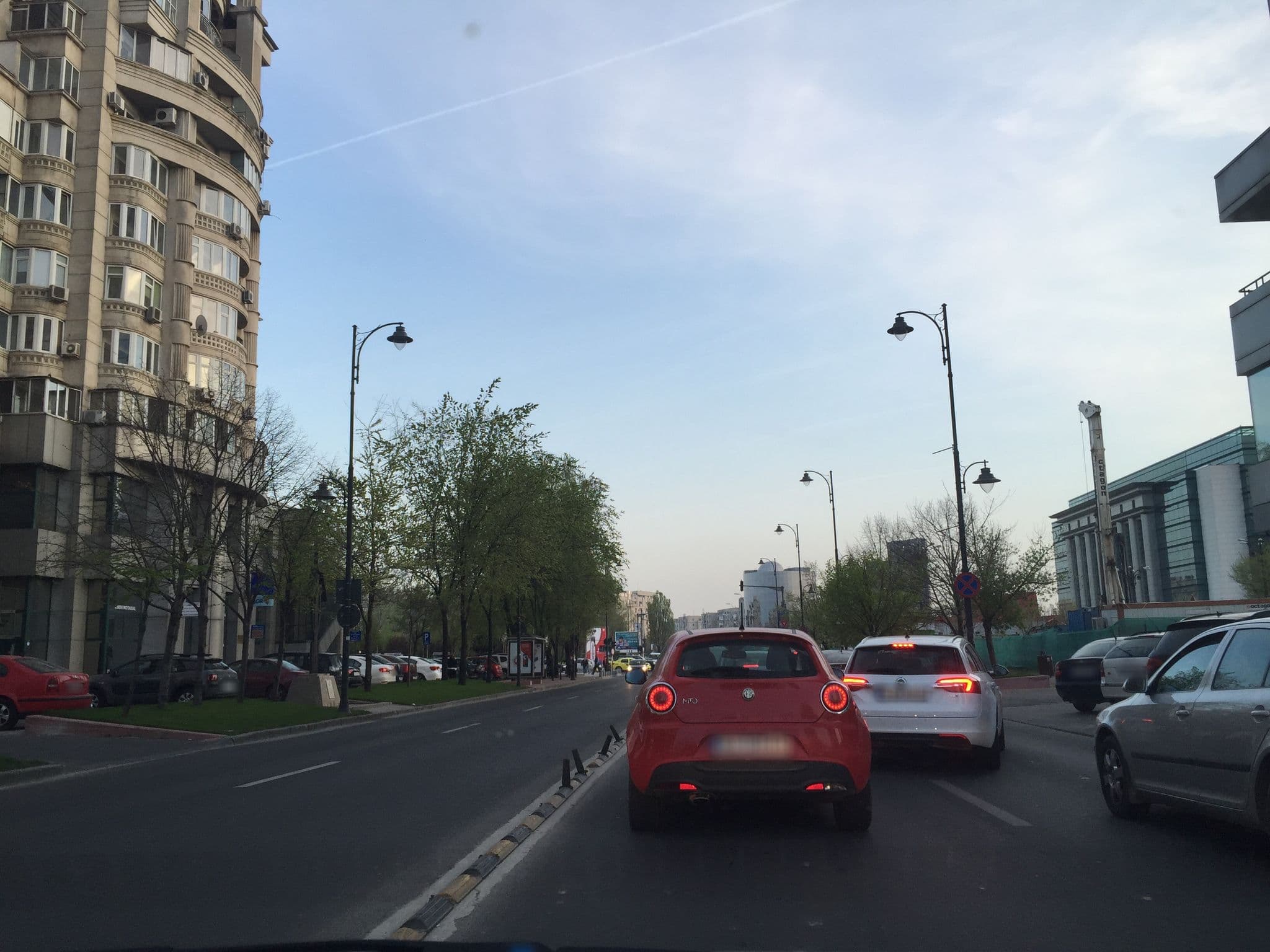 Street view near Hotel Mercure Unirii, Bucharest — © vlad (CC BY-SA · Mapillary)