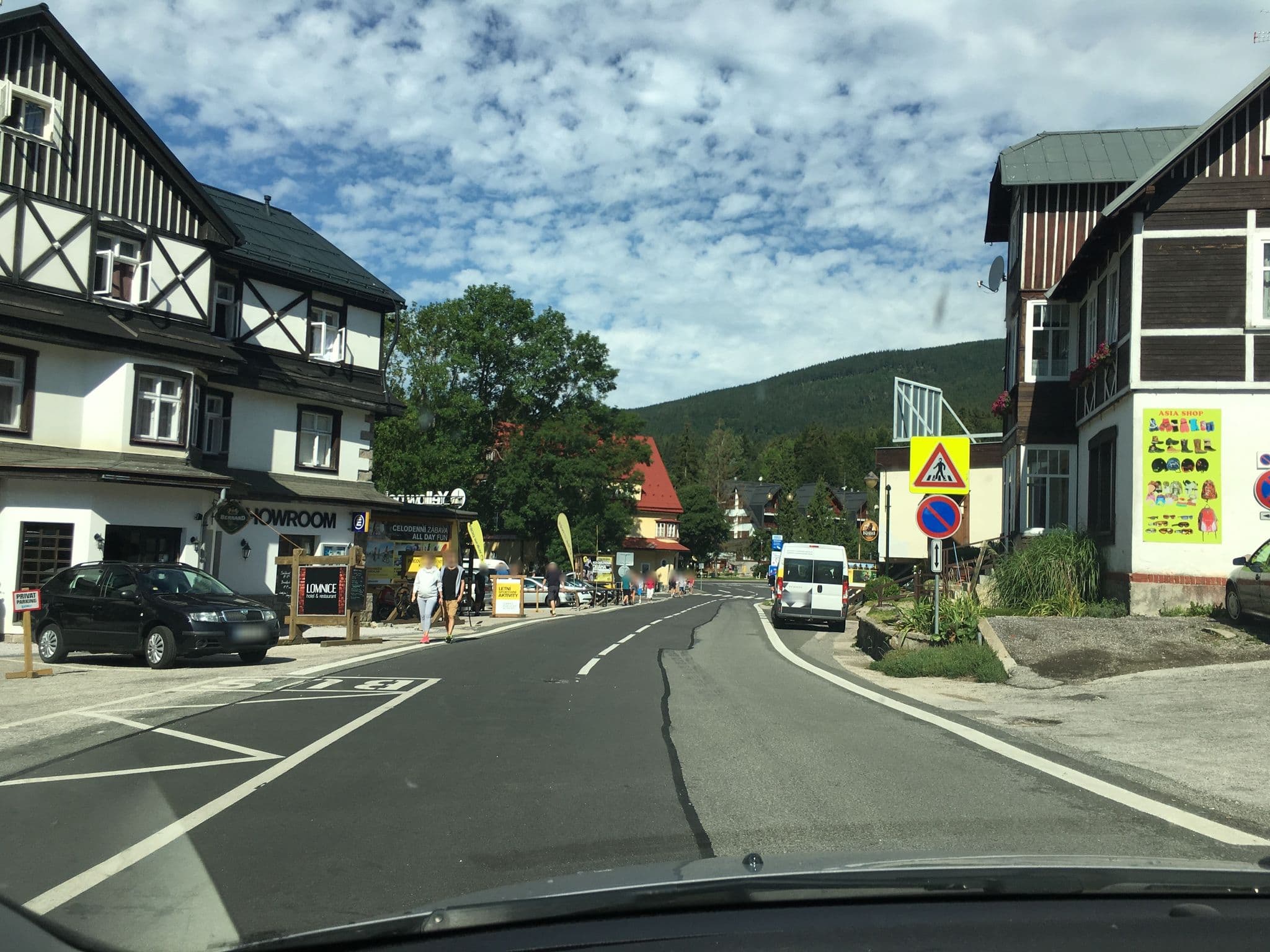 Street view near Lomnice Hotel & Restaurant, Špindlerův Mlýn — © bejotel (CC BY-SA · Mapillary)