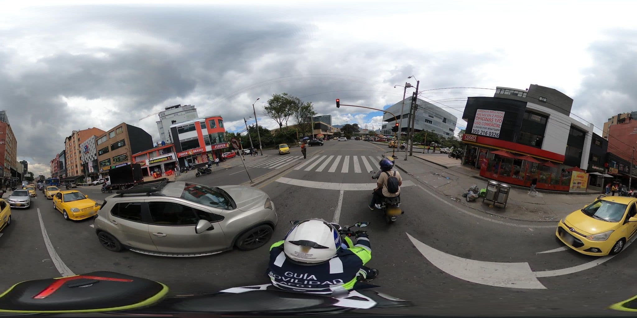 Street view near Hotel Hostal Caps Corferias, Bogotá — © jramonSDM (CC BY-SA · Mapillary)