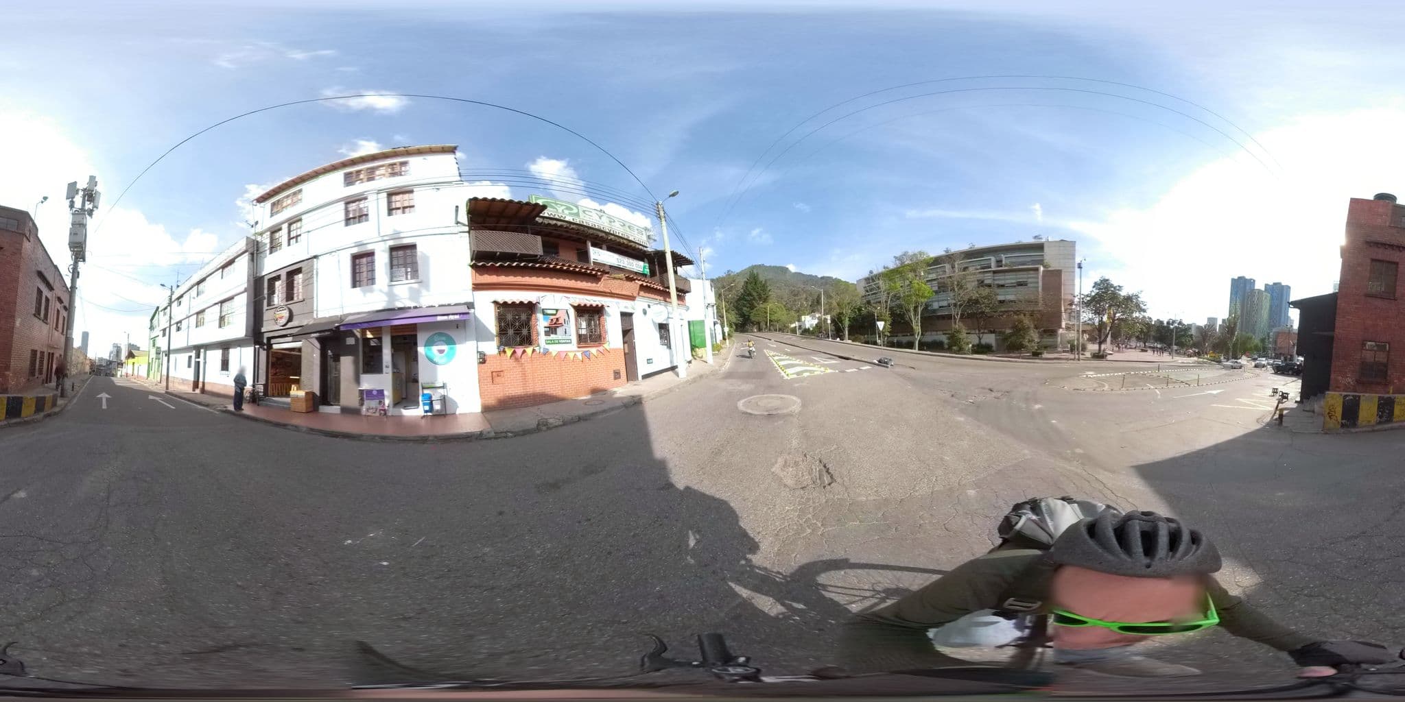Street view near Hostel U, Bogotá — © ejegg (CC BY-SA · Mapillary)