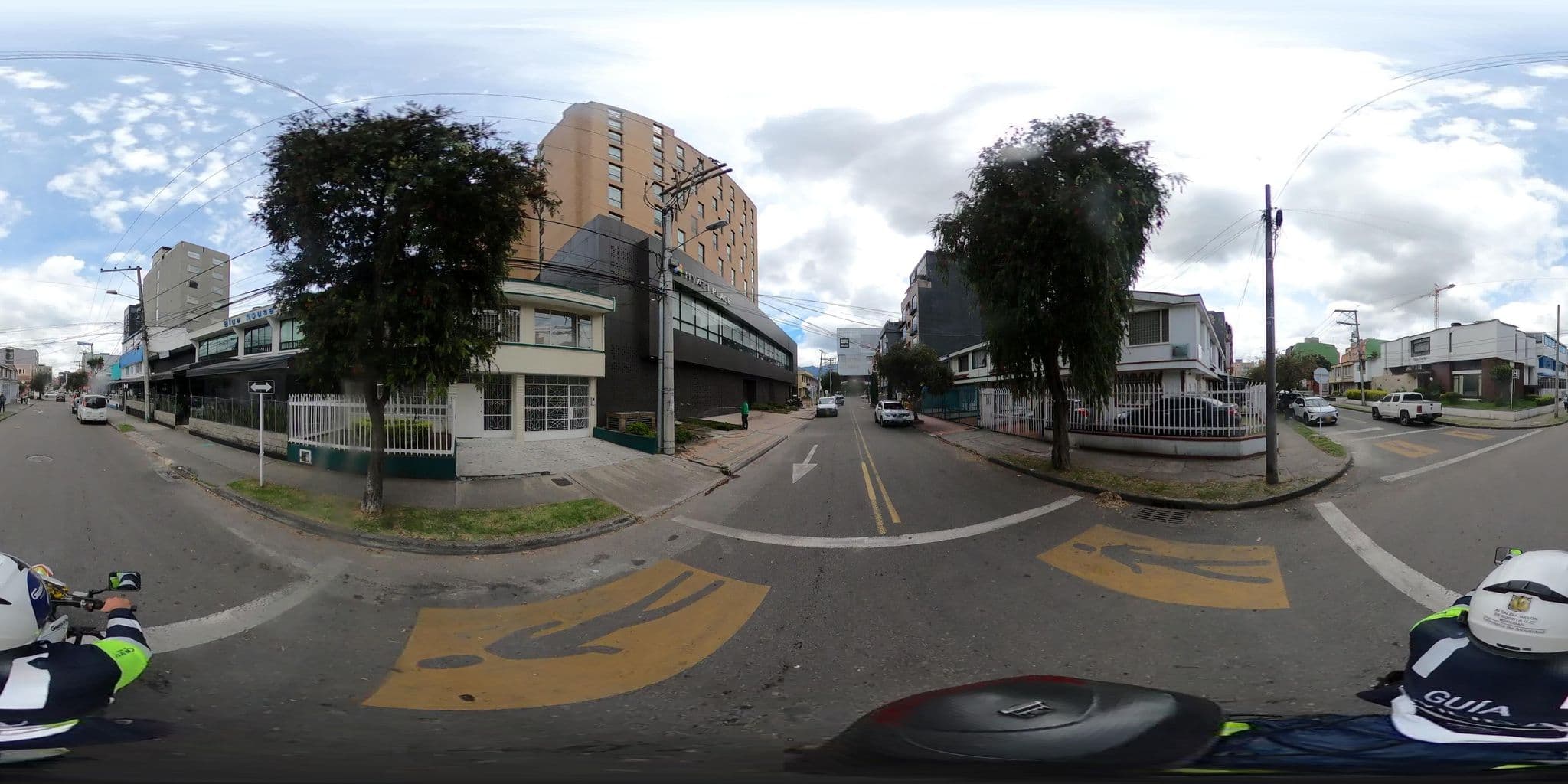 Street view near Hotel Casa Santa Marta, Bogotá — © jramonSDM (CC BY-SA · Mapillary)