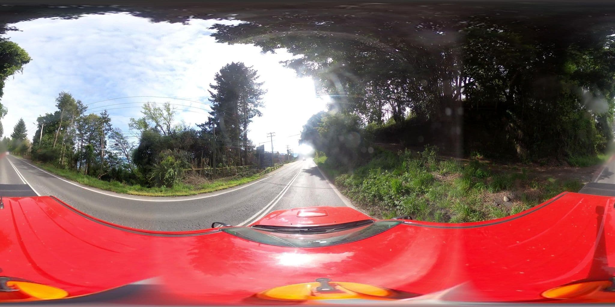 Street view near Cabañas Los Pinos, Pucón