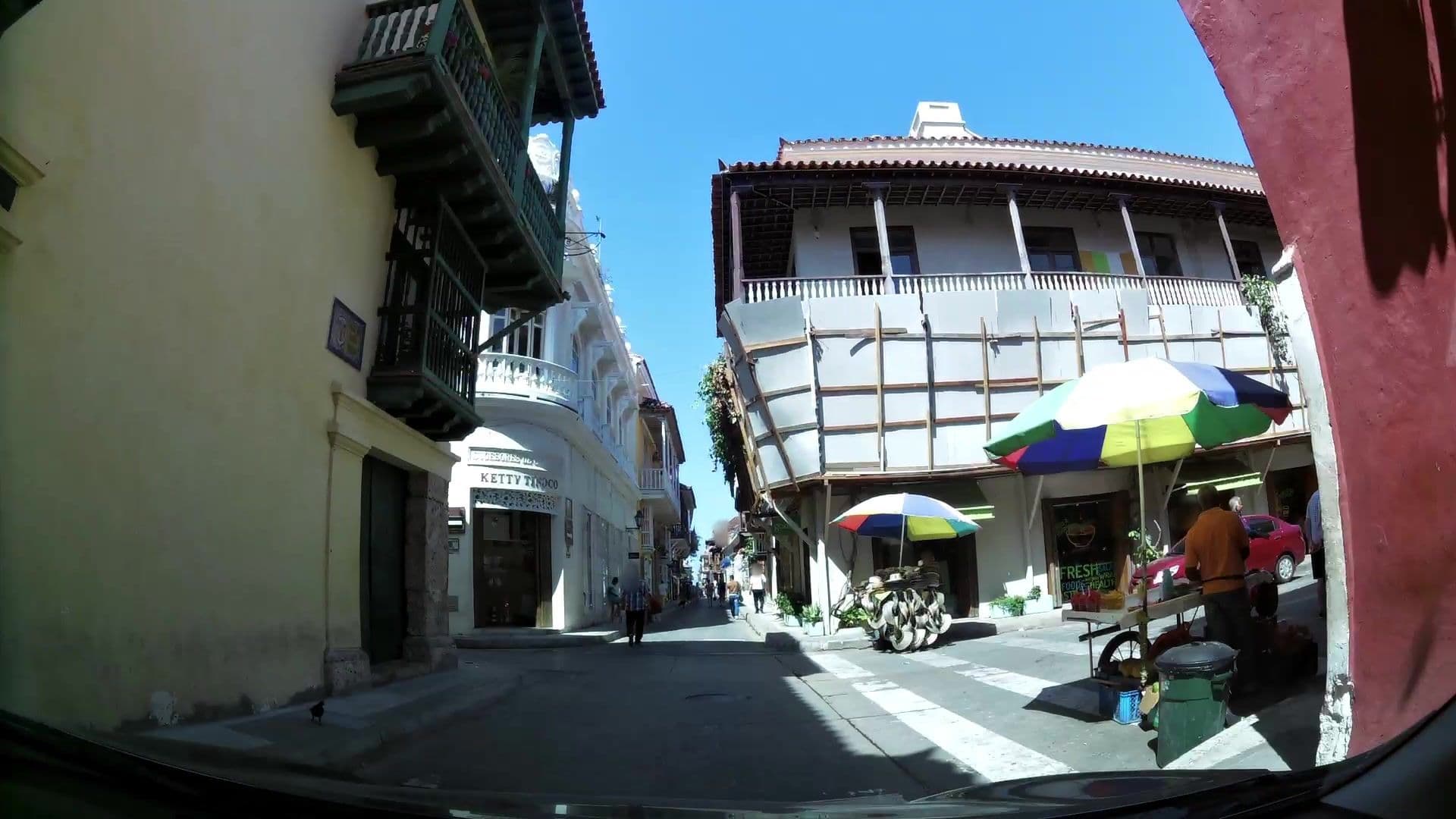 Street view near Hotel Boutique Aguamarina, Cartagena — © kaartcam (CC BY-SA · Mapillary)