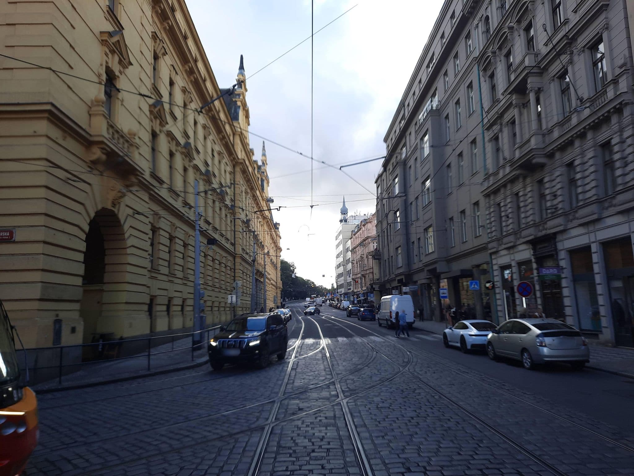 Street view near Travel&Joy backpackers, Nové Město — © ondrejlopatka (CC BY-SA · Mapillary)