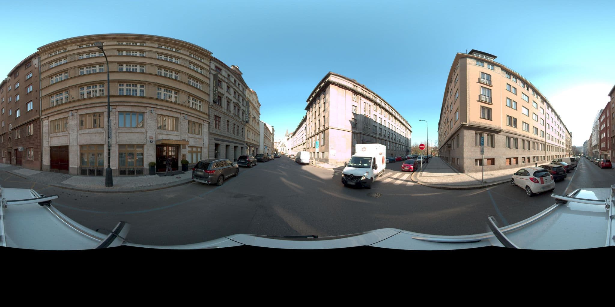 Street view near Hotel Clement Prague, Prague — © kolarius27 (CC BY-SA · Mapillary)
