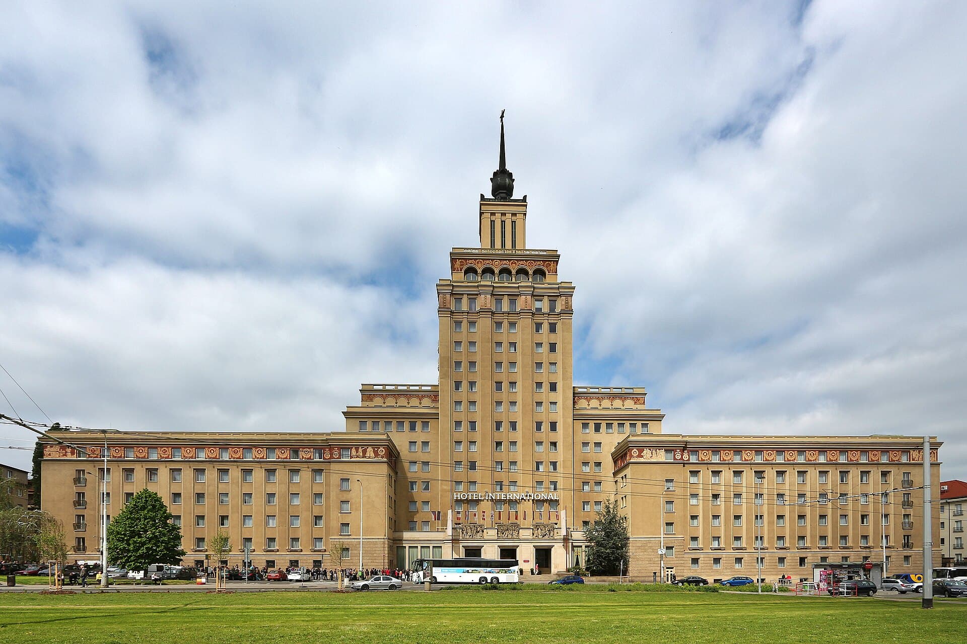 Grand Hotel International Prague (via Wikimedia Commons, CC BY-SA 4.0)