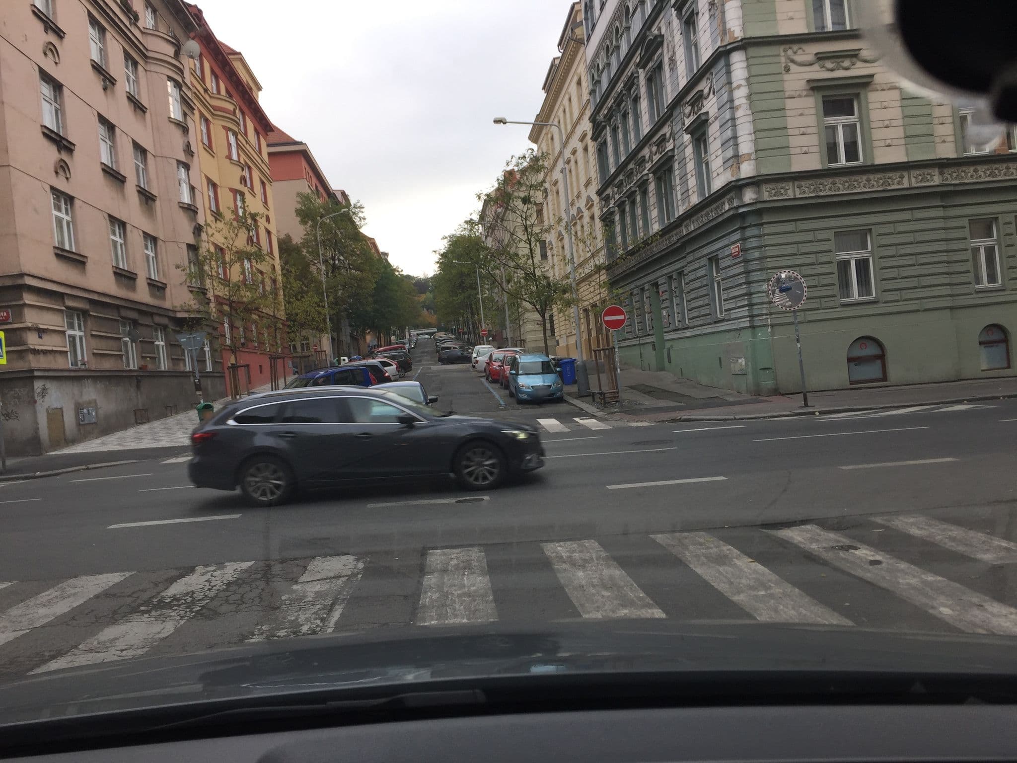 Street view near Capsule hostel Žižkov tower, Žižkov — © atze777 (CC BY-SA · Mapillary)