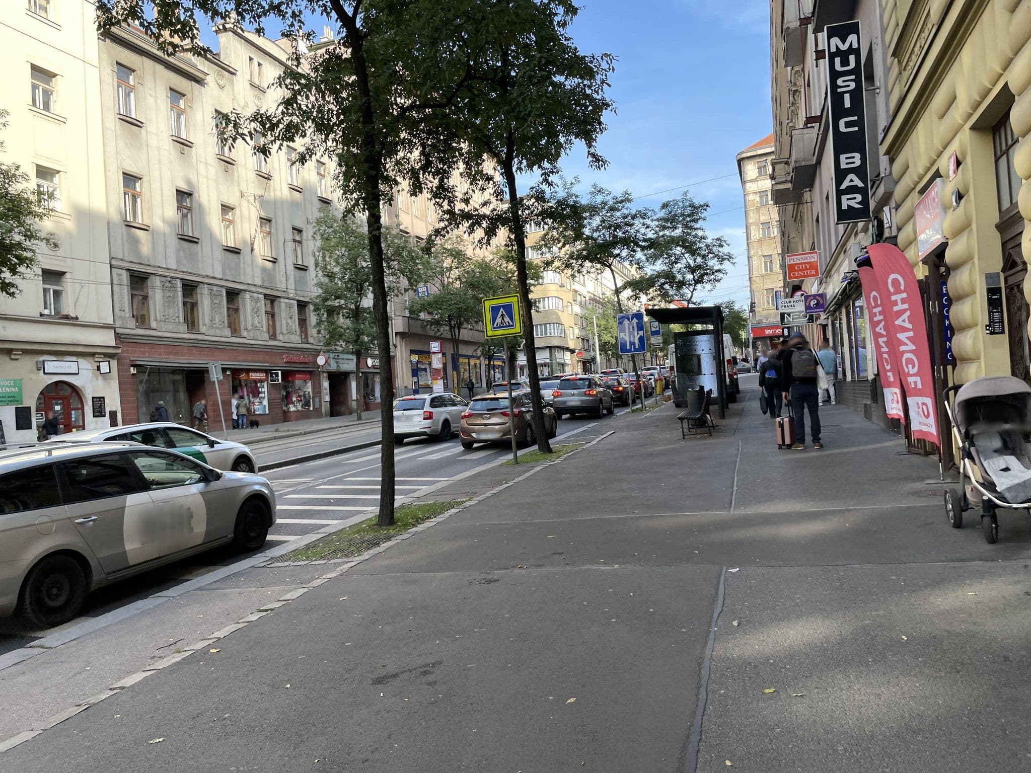 Street view near Pension City Center Prague, Nové Město — © multimaze (CC BY-SA · Mapillary)