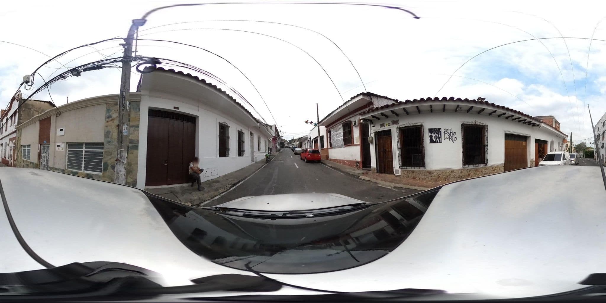 Street view near Hostal Patio del Río, Cali — © UV_AHDI360 (CC BY-SA · Mapillary)
