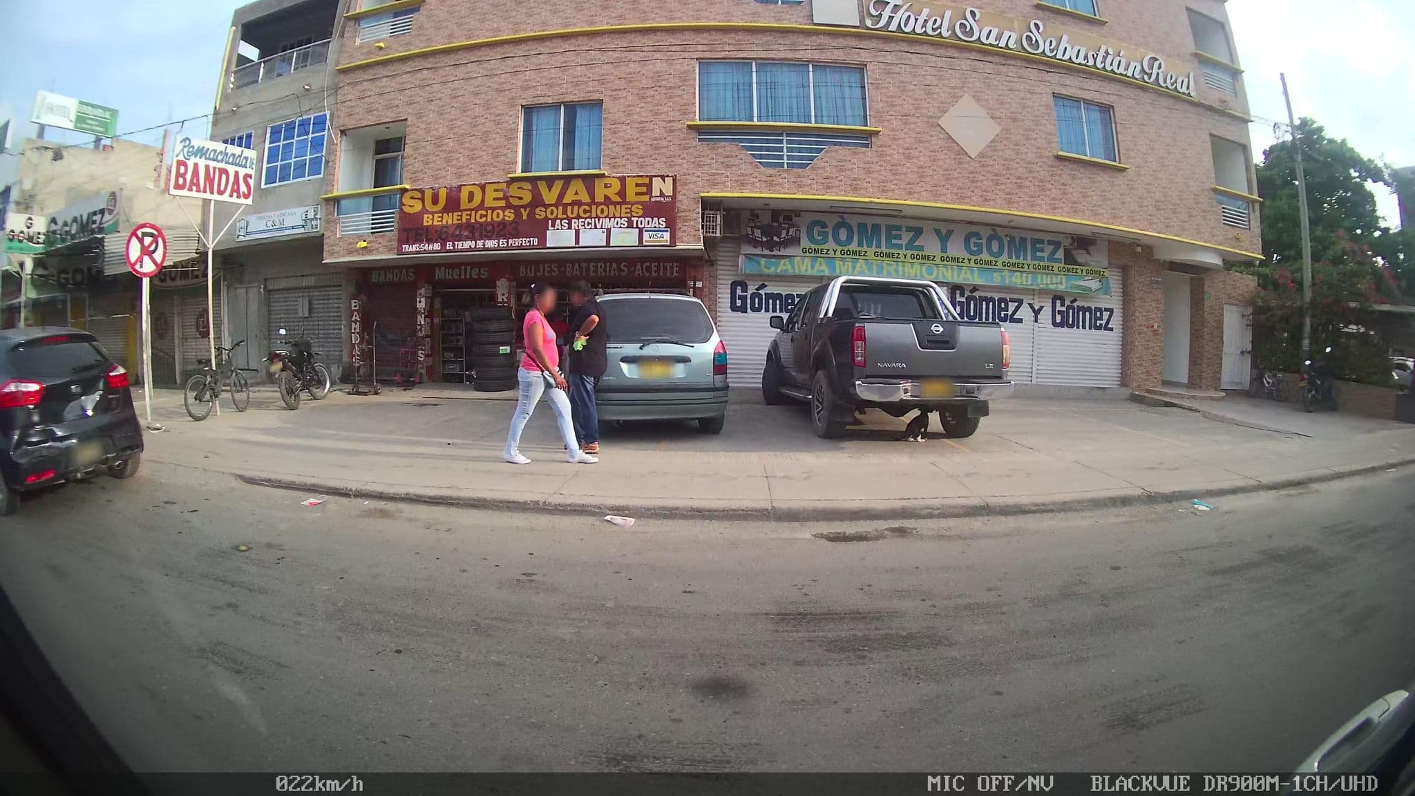 Street view near Hotel San Sebastián Real, Cartagena — © kaart_2 (CC BY-SA · Mapillary)