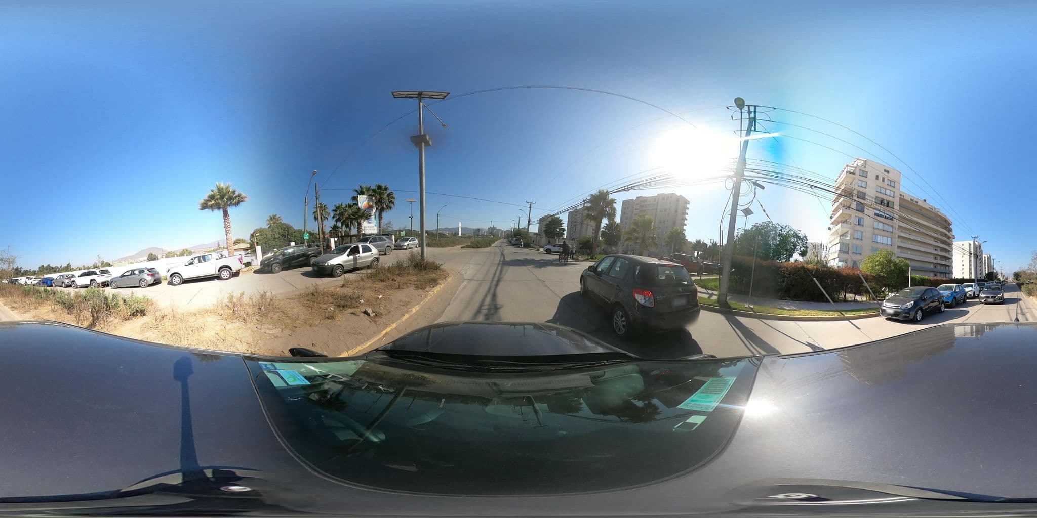 Street view near Cabañas Pinamar, La Serena — © Kaart_Local (CC BY-SA · Mapillary)