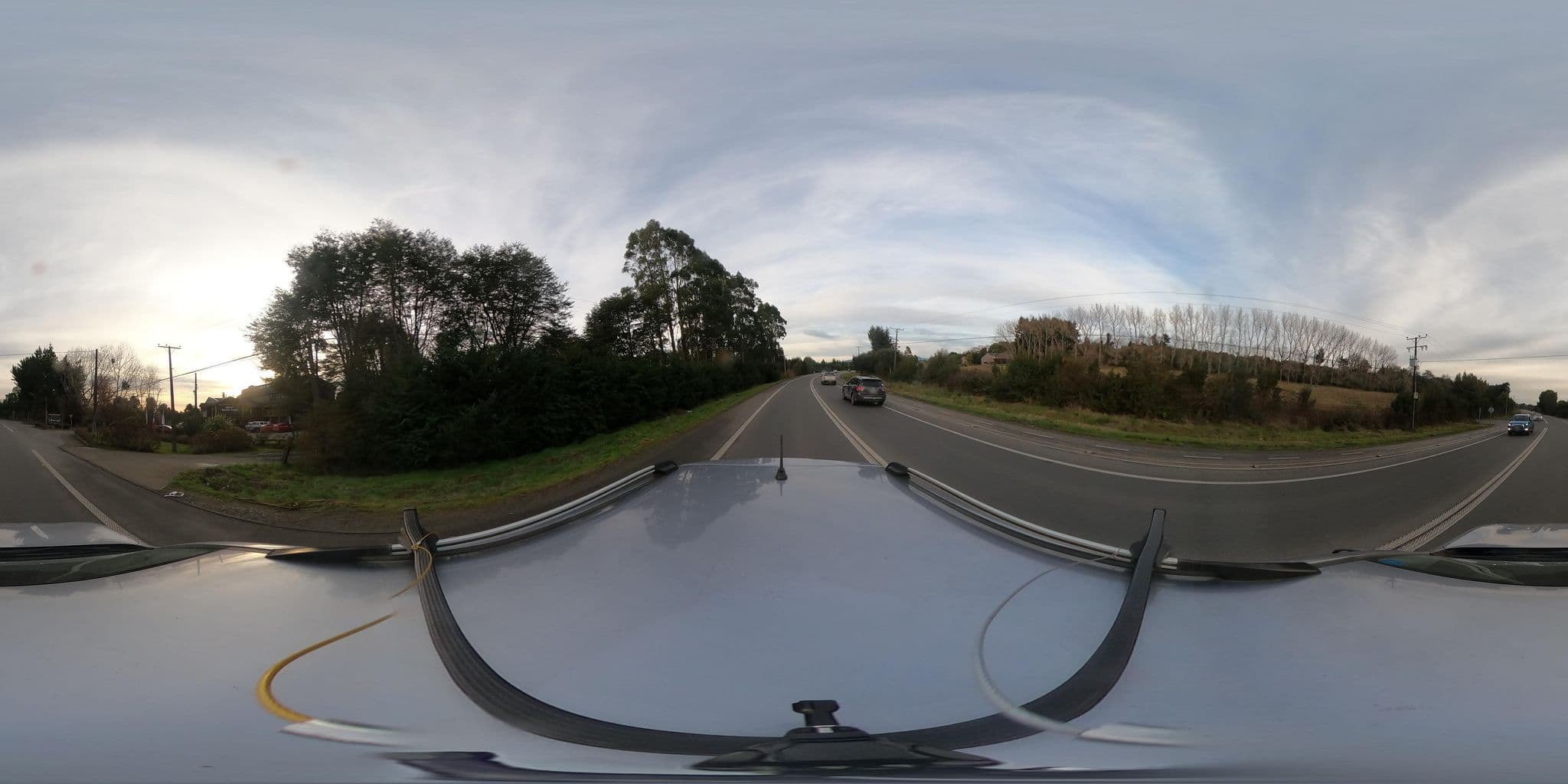 Street view near Hotel Borde Lago, Puerto Varas