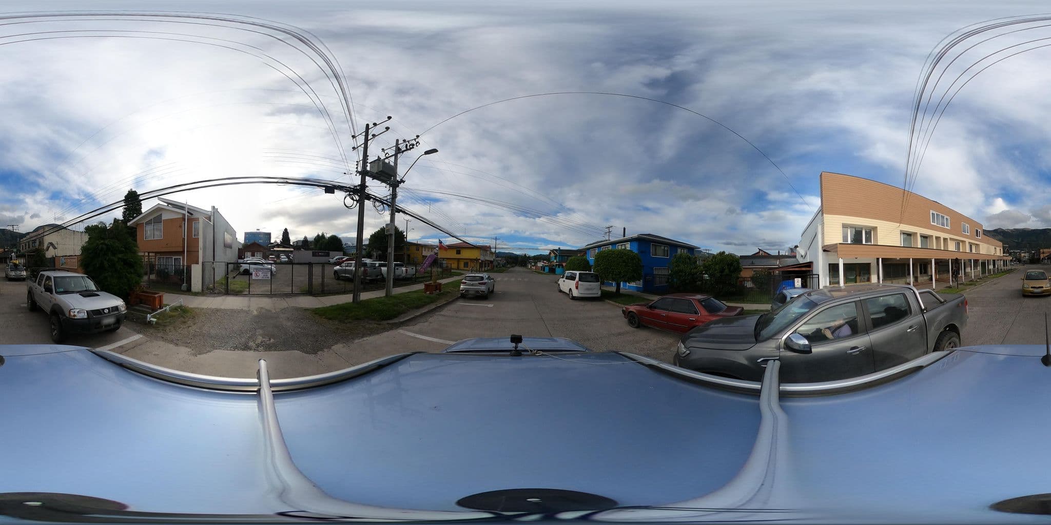 Street view near Hotel San Rafael, Coyhaique