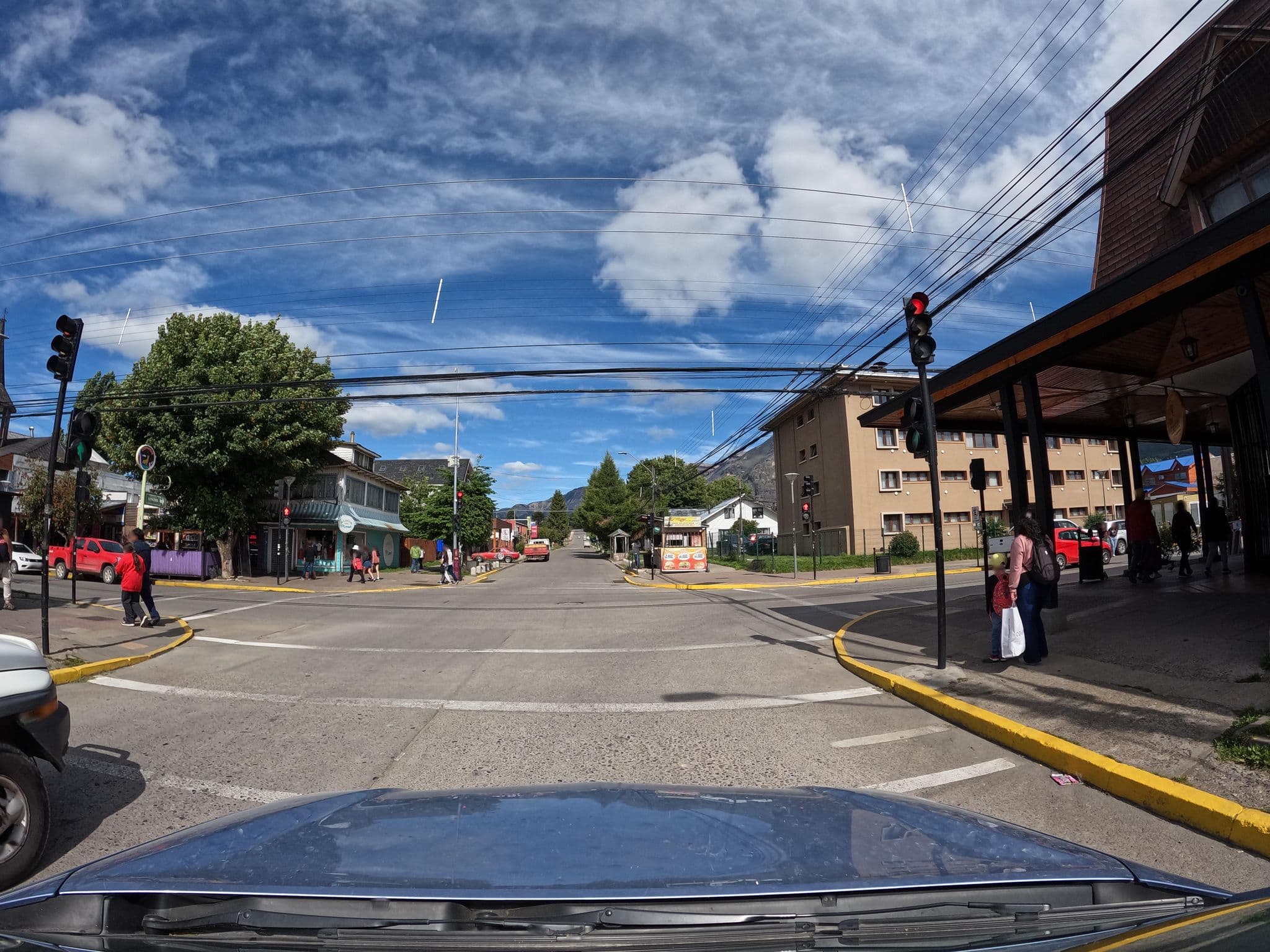 Street view near Hotel Luis Loyola, Coyhaique