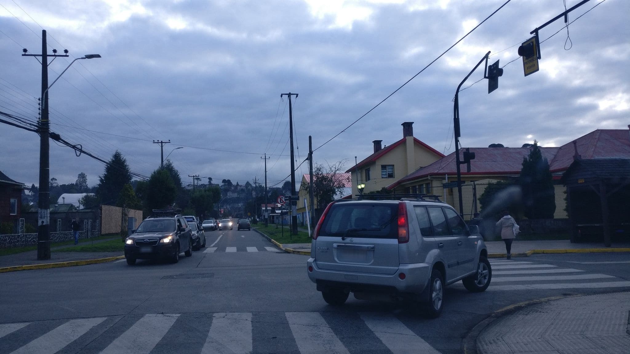 Street view near Hostal Alemán, Puerto Varas