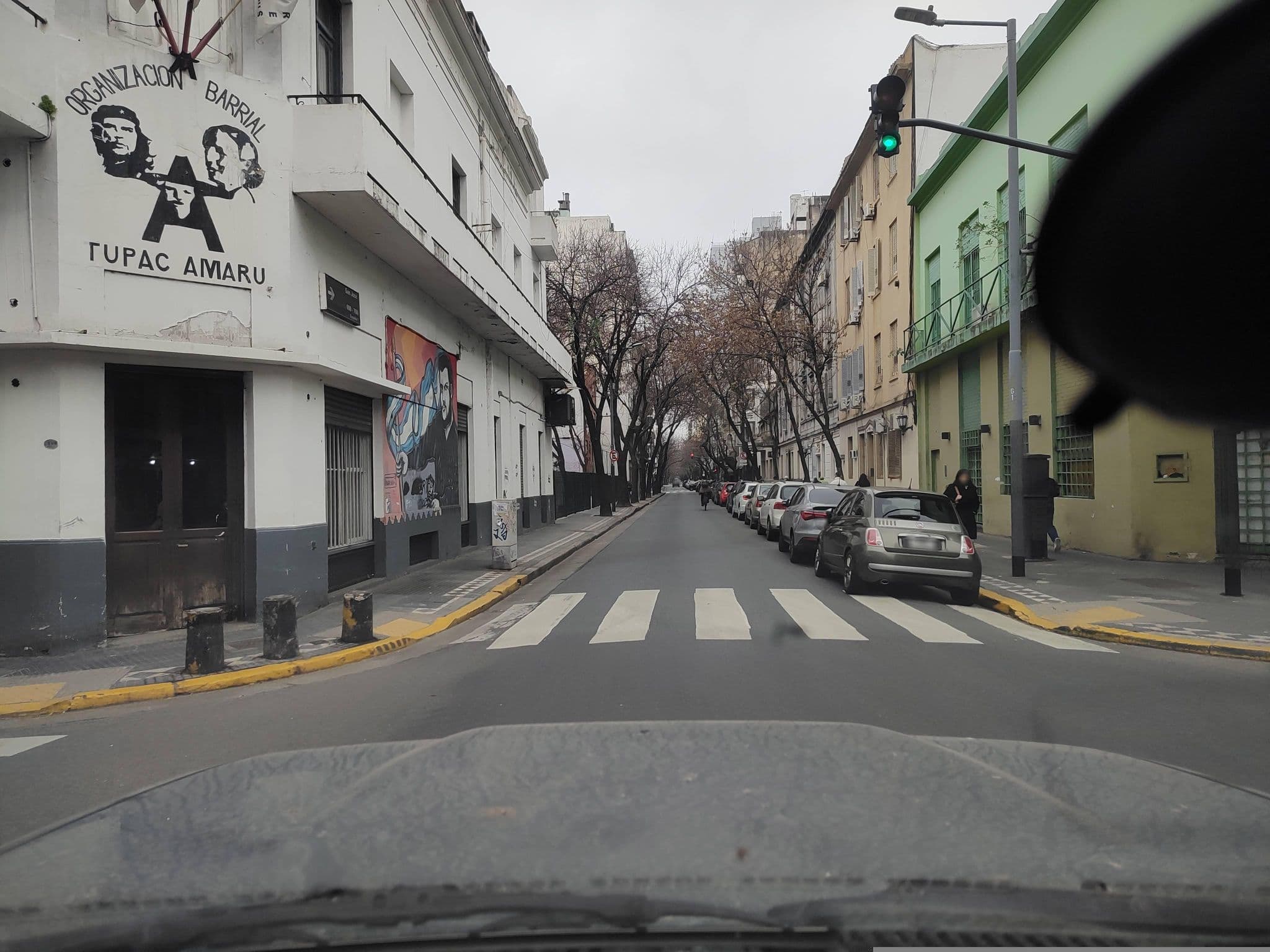 Street view near Sabatico Travelers Hostel, Buenos Aires — © andresduhour (CC BY-SA · Mapillary)