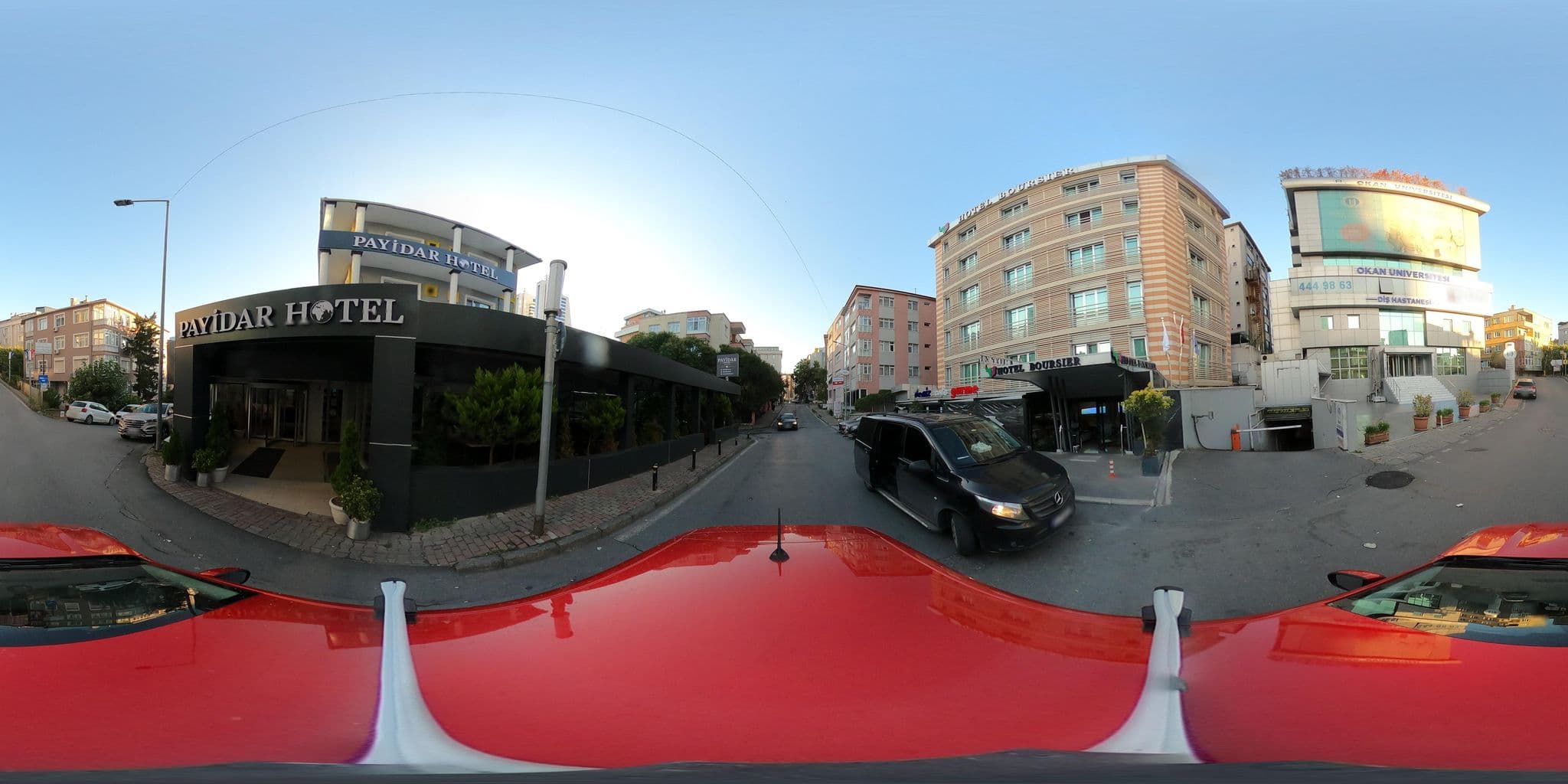 Street view near Hotel Boursıer, Şişli — © ademturkmen (CC BY-SA · Mapillary)