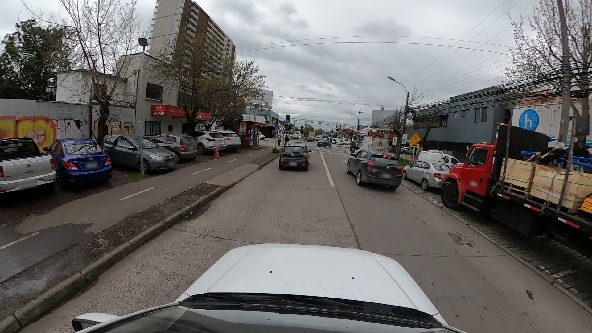 Street view near Manutara Hostel, Chillán — © Kaart_Local (CC BY-SA · Mapillary)