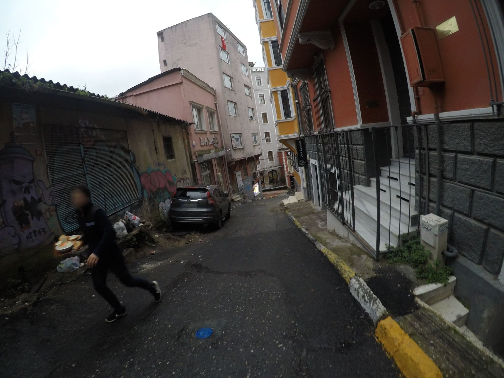 Street view near Corner Garden Hotel, Eminönü — © chrisbeddow (CC BY-SA · Mapillary)