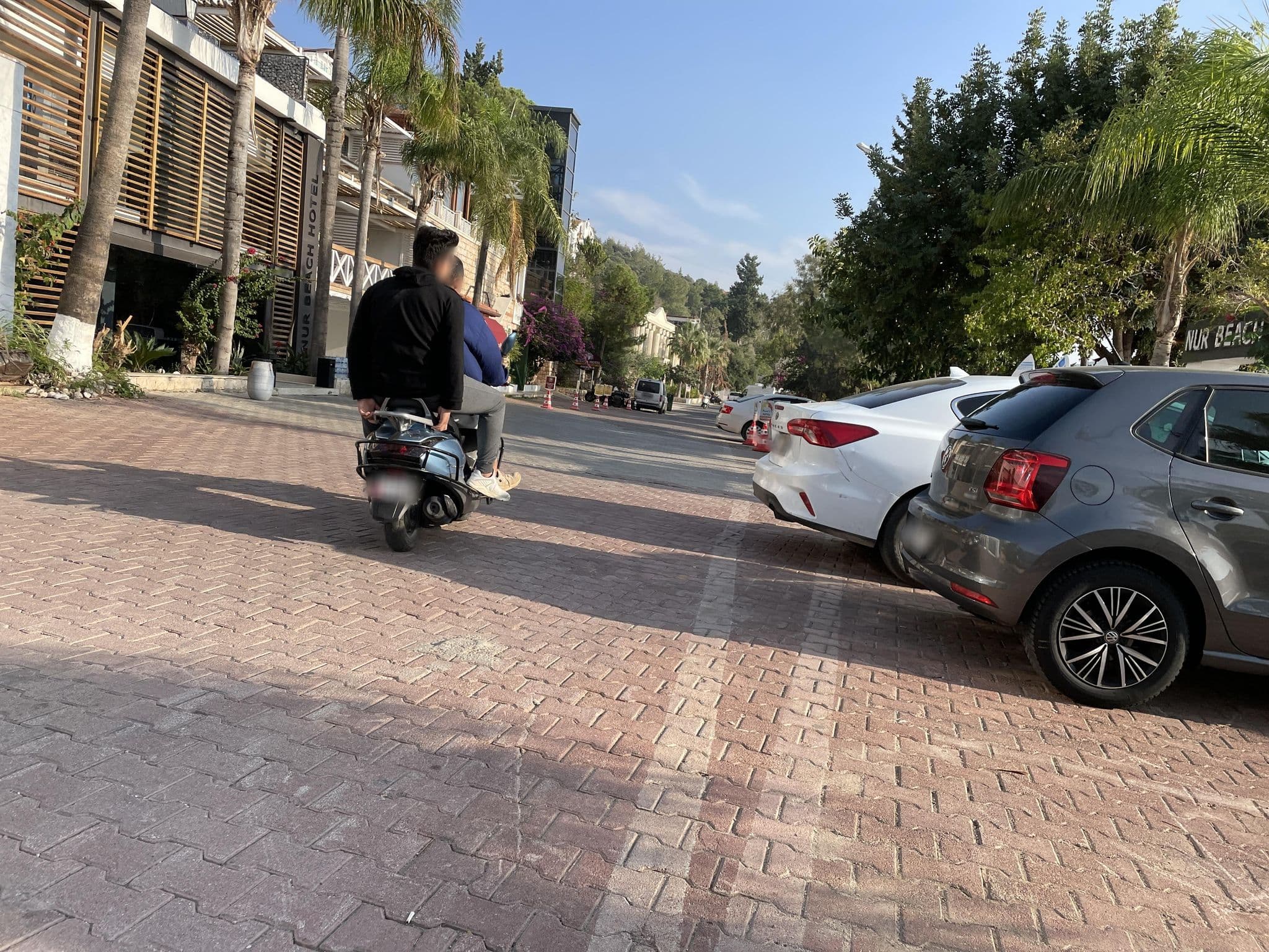 Street view near Nur Beach Hotel, KAŞ, Kaş — © egorka (CC BY-SA · Mapillary)