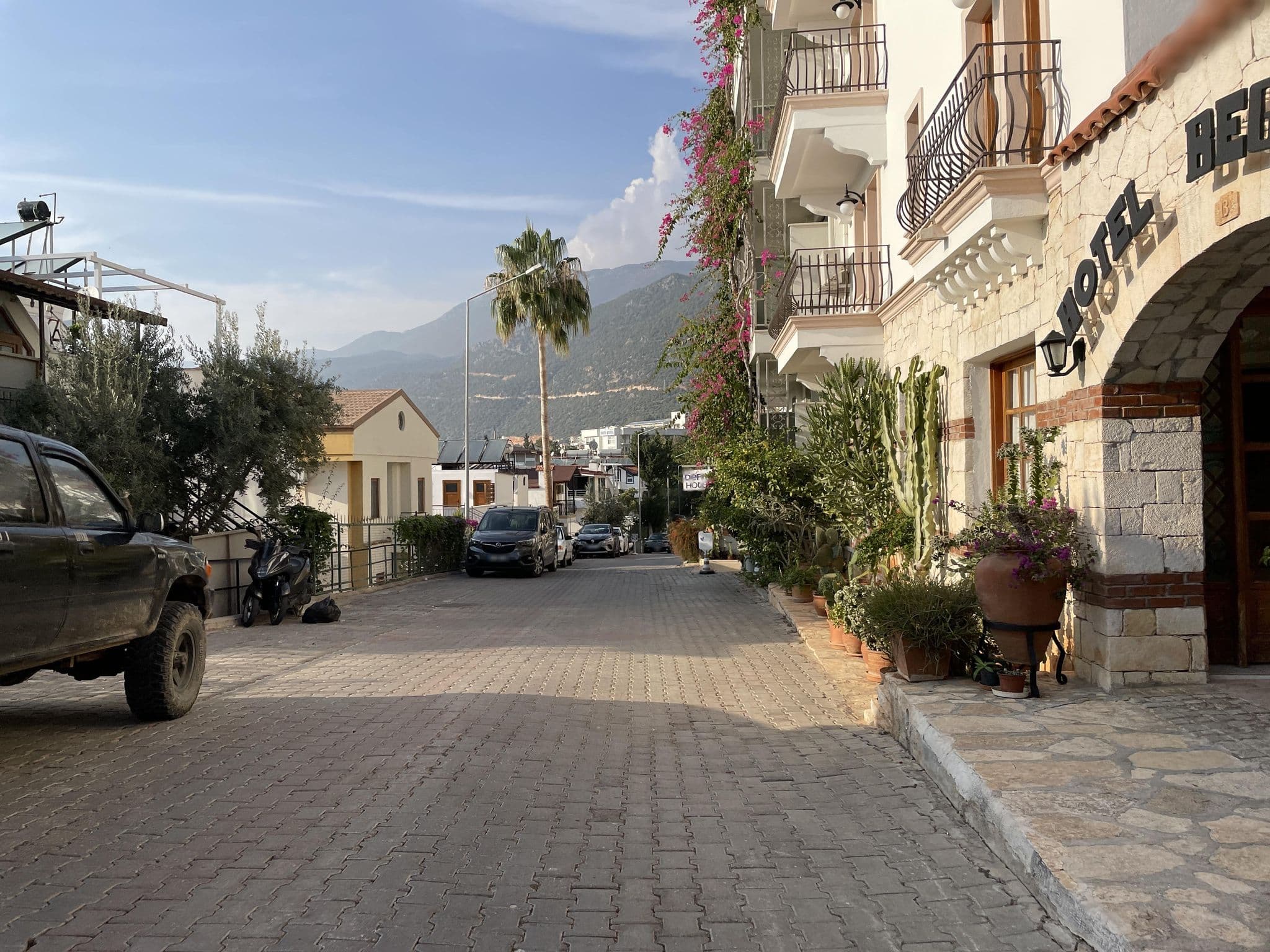 Street view near Gardenia Hotel (12+) | Kaş, Kaş — © egorka (CC BY-SA · Mapillary)