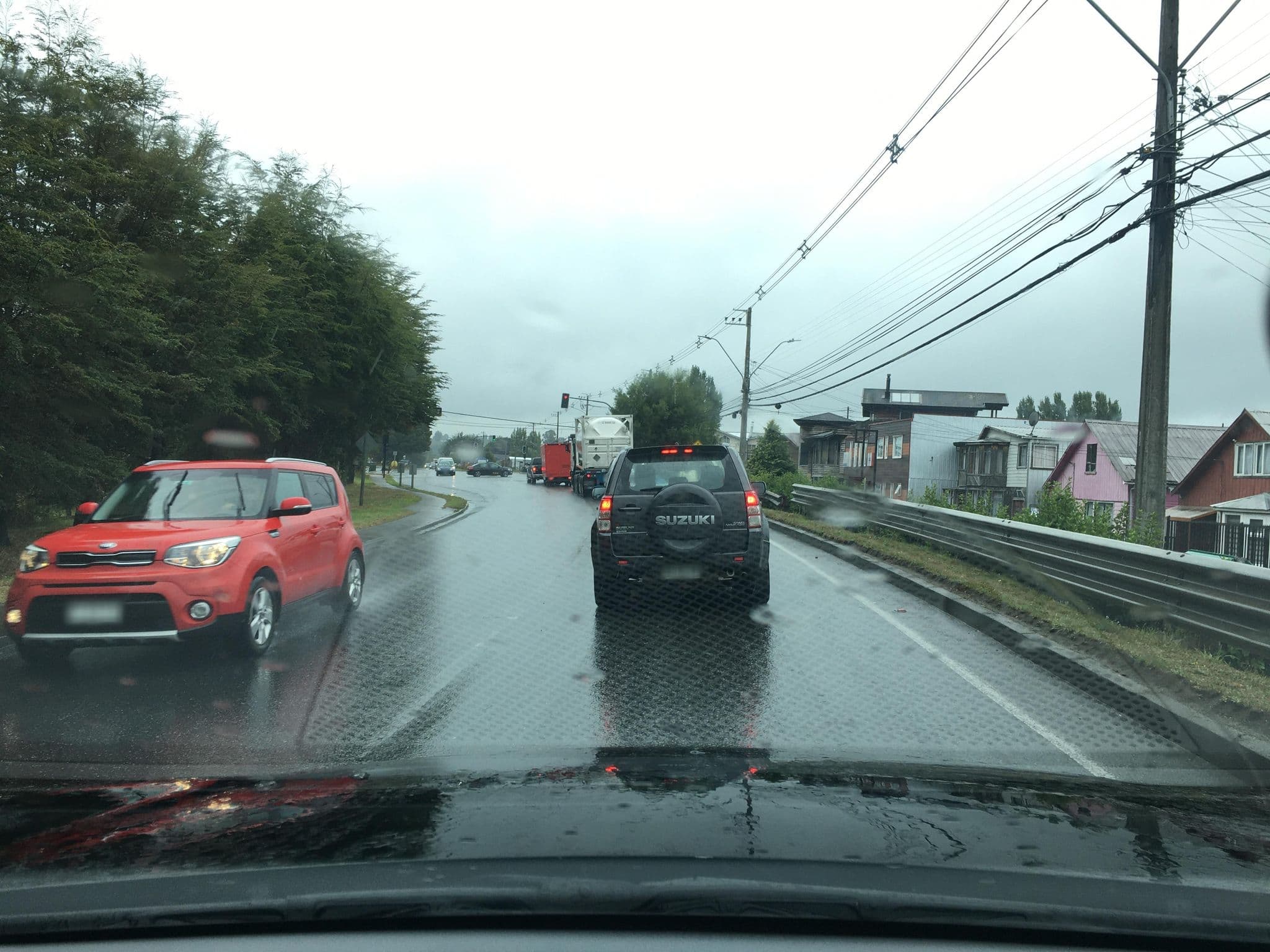 Street view near Hostal Amulen, Castro — © ariellopez (CC BY-SA · Mapillary)