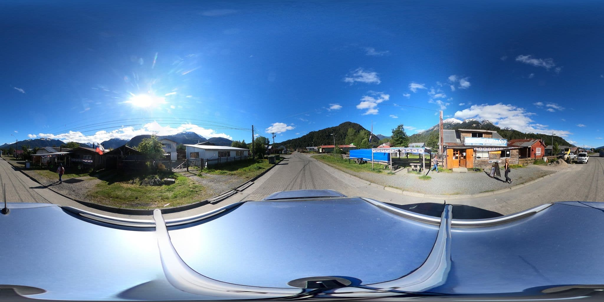 Street view near El Mañio Supermercado, Cabañas y Camping, Futaleufú — © Kaart_Local (CC BY-SA · Mapillary)