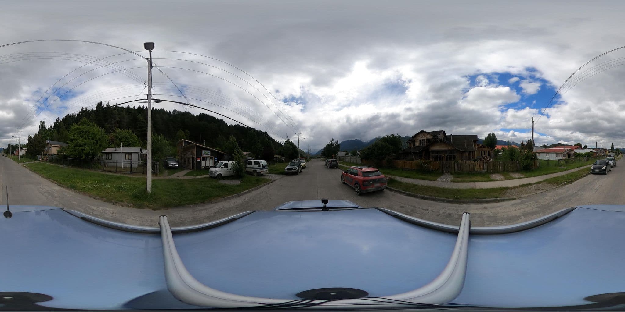 Street view near Hostal Más Patagonia, Palena — © Kaart_Local (CC BY-SA · Mapillary)