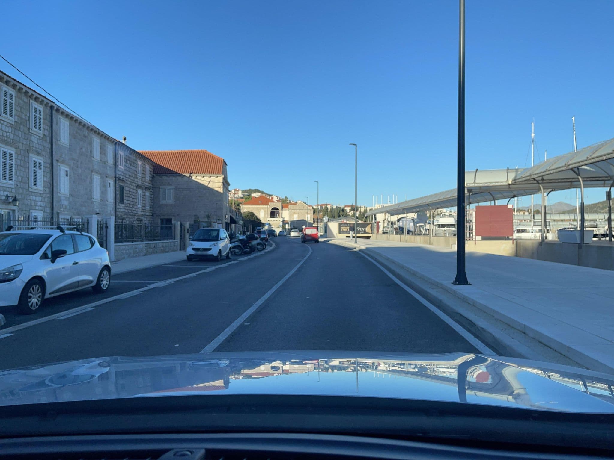 Street view near Orka Apartments, Dubrovnik, Mokošica — © filipb (CC BY-SA · Mapillary)