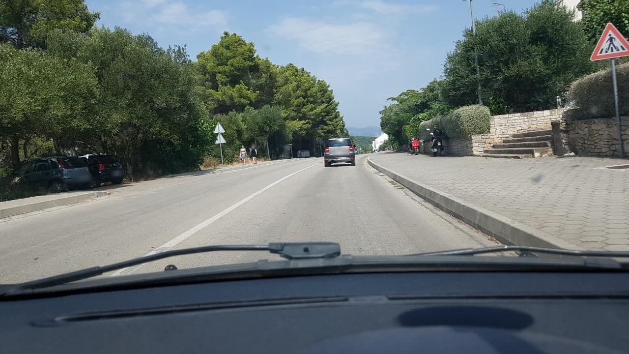 Street view near Aminess Villa Andreis, Korčula — © mik007 (CC BY-SA · Mapillary)