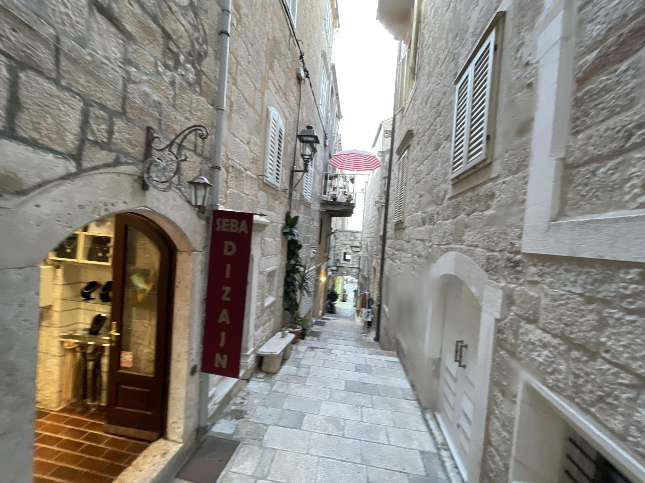 Street view near Guest House Jungher, Korcula, Korčula — © filipb (CC BY-SA · Mapillary)