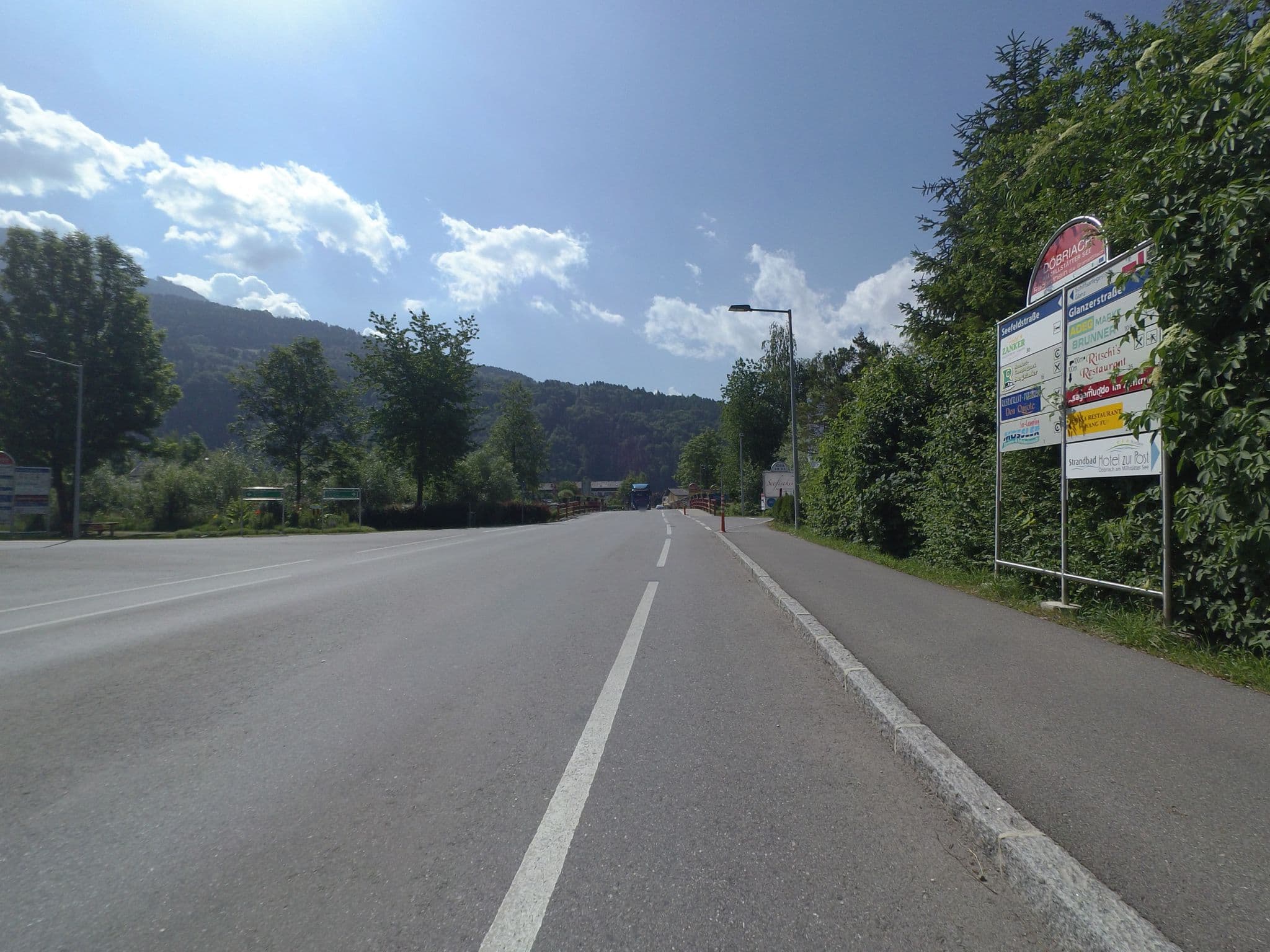 Street view near Pension Untermoser, Döbriach — © schermy_at (CC BY-SA · Mapillary)