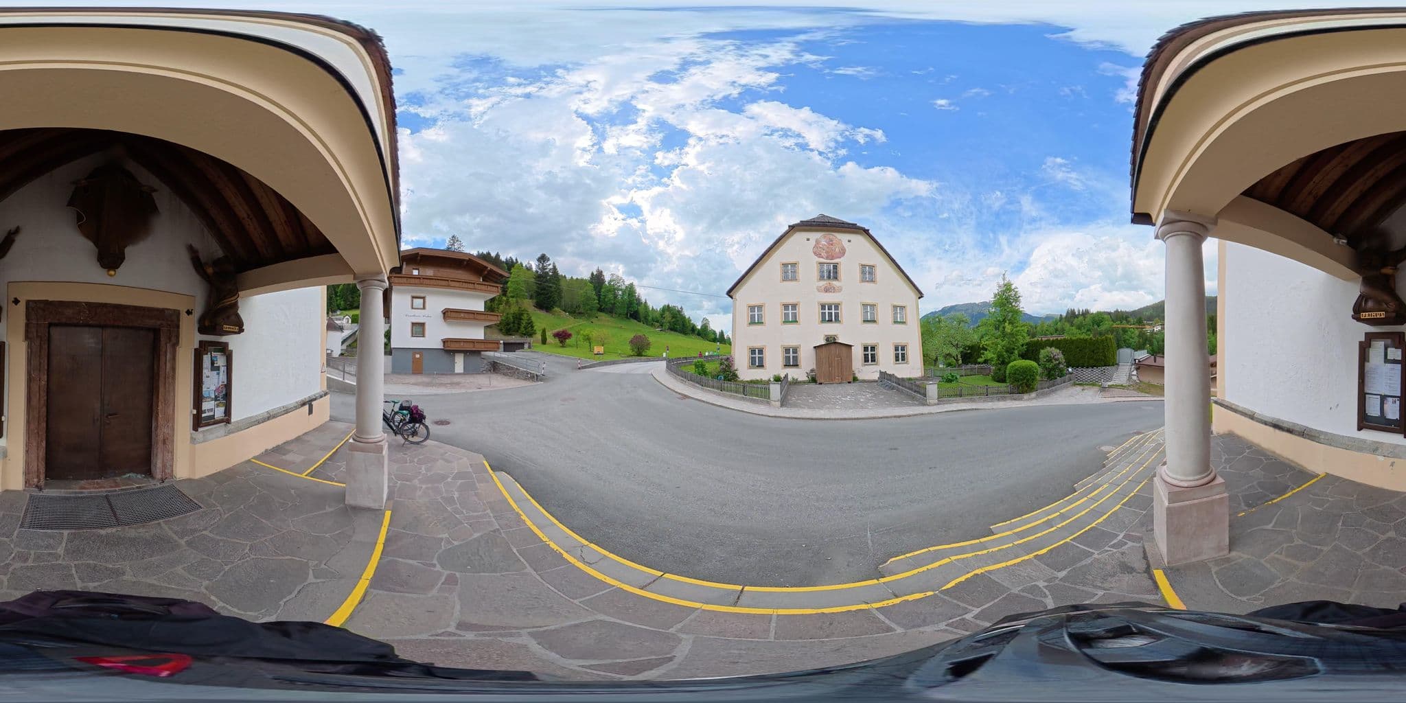 Street view near Pension Brugger, Fieberbrunn — © osmplus_org (CC BY-SA · Mapillary)
