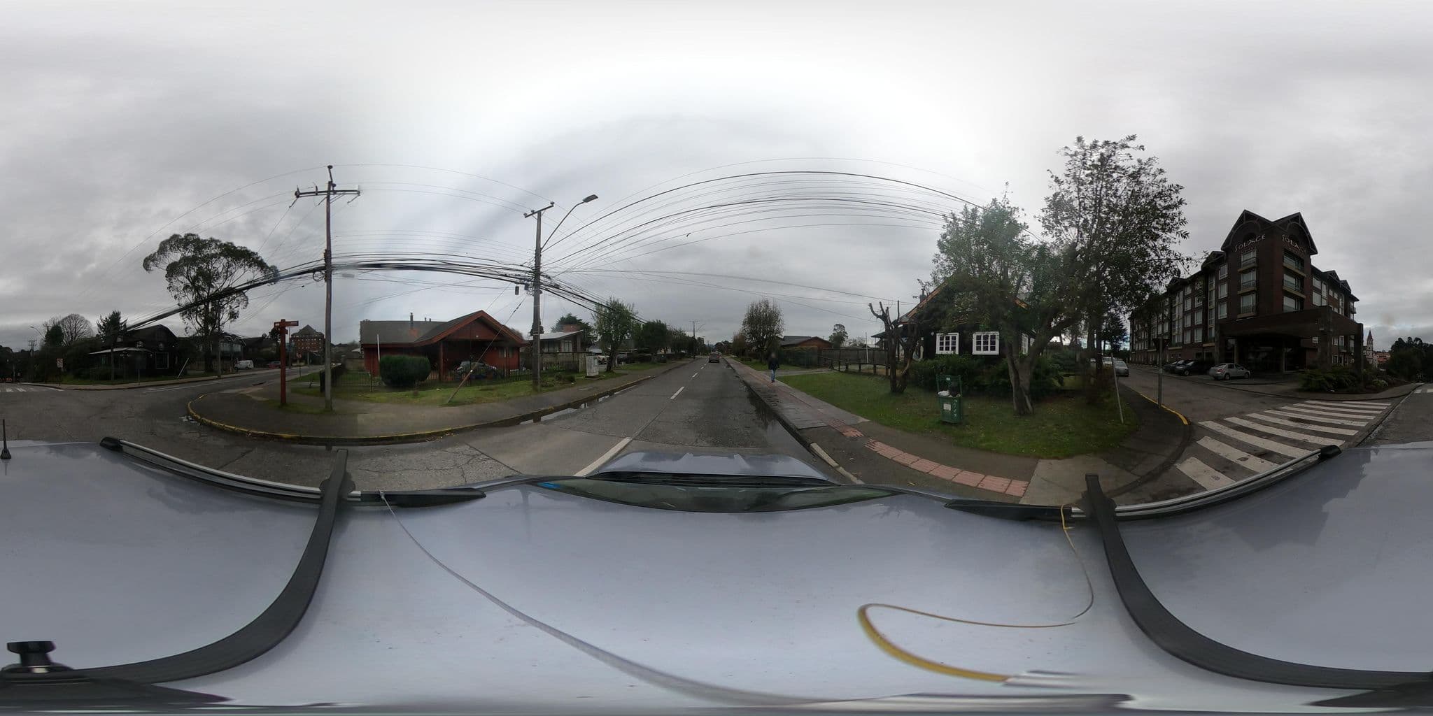 Street view near Cabañas Dresden, Puerto Varas