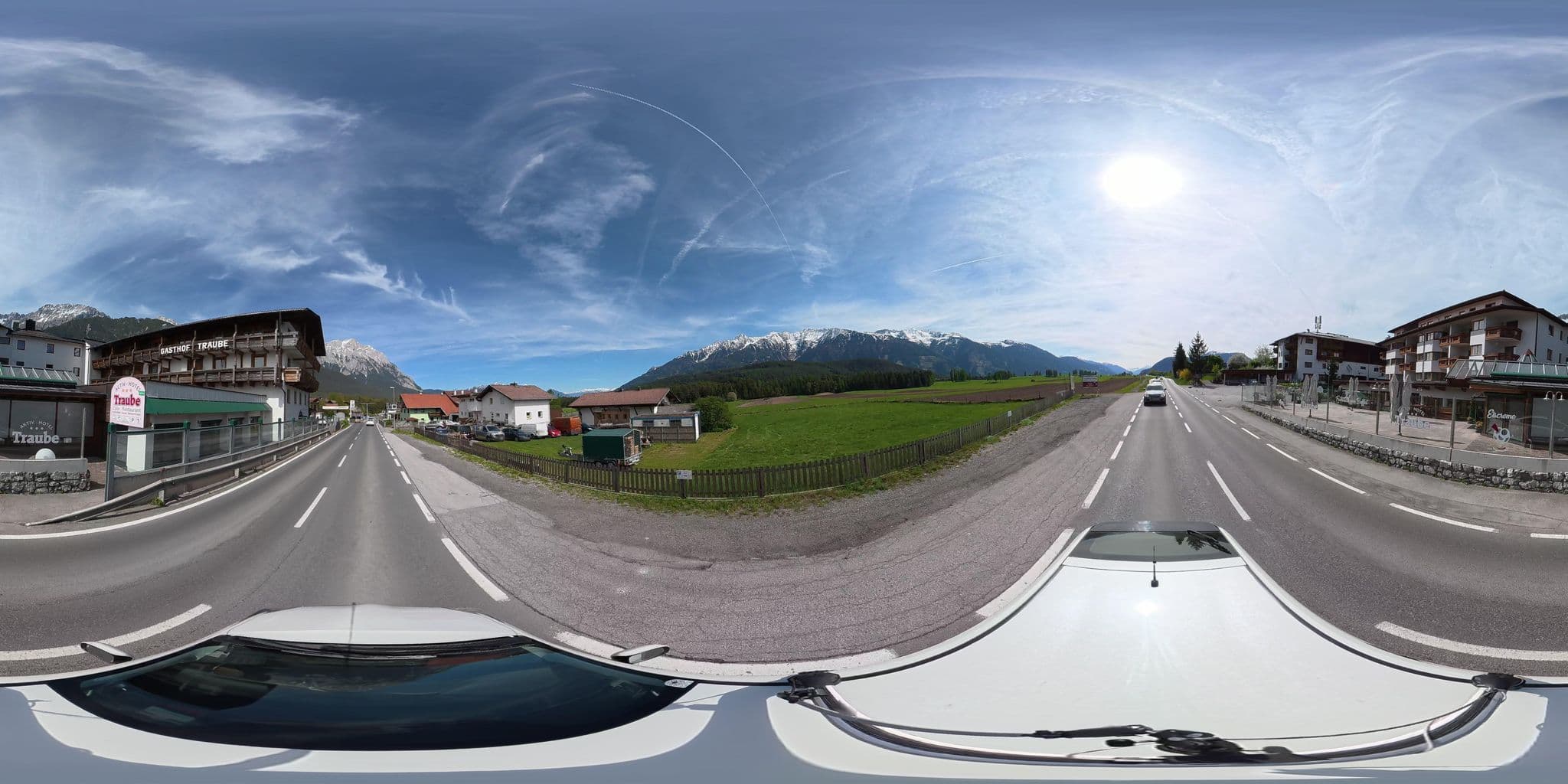 Street view near Aktiv-Hotel Traube, Obermieming — © osmplus_org (CC BY-SA · Mapillary)