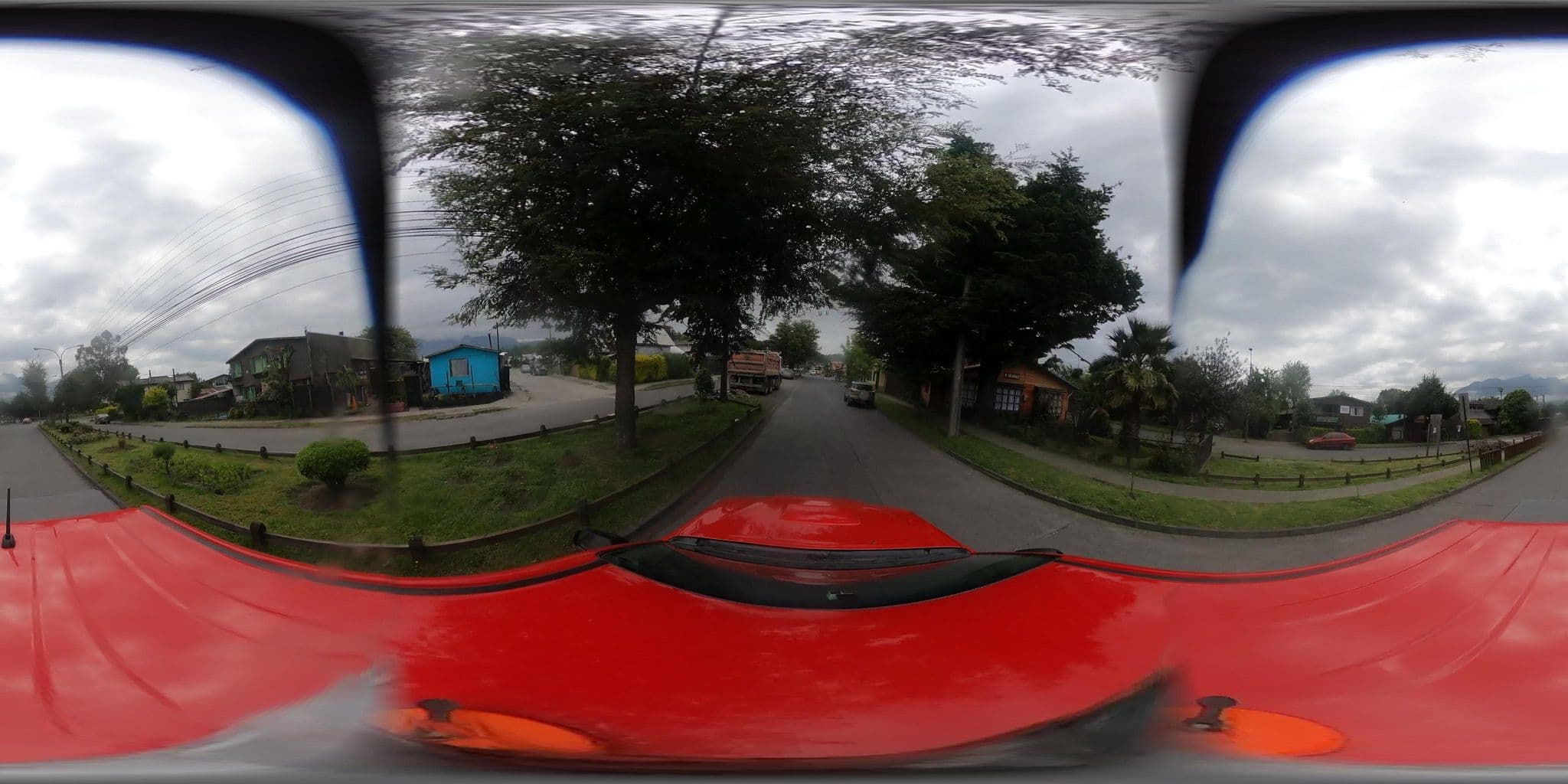 Street view near Hostal Cumbres, Pucón