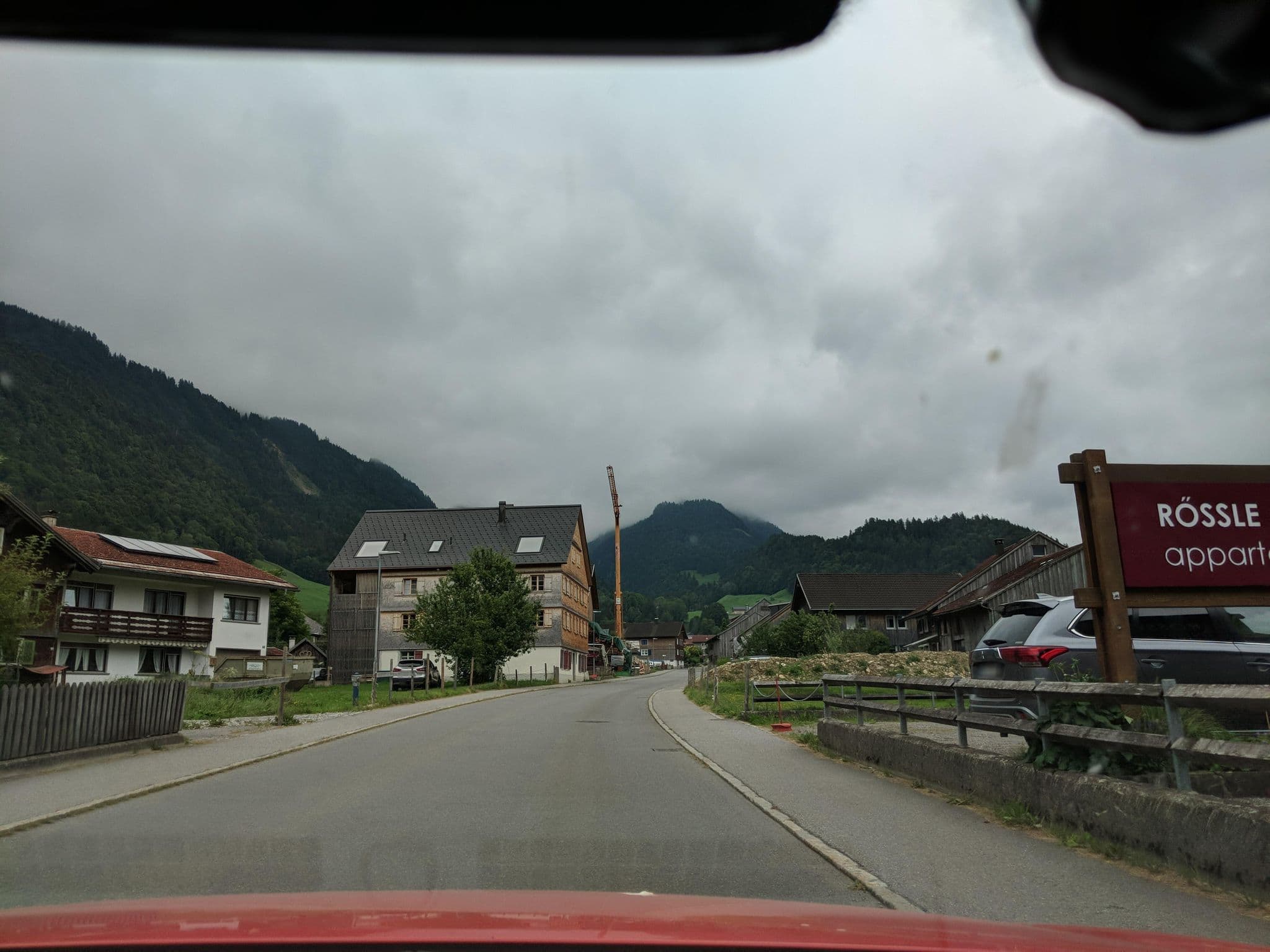 Street view near Pension Rössle, Bezau — © mcliquid (CC BY-SA · Mapillary)