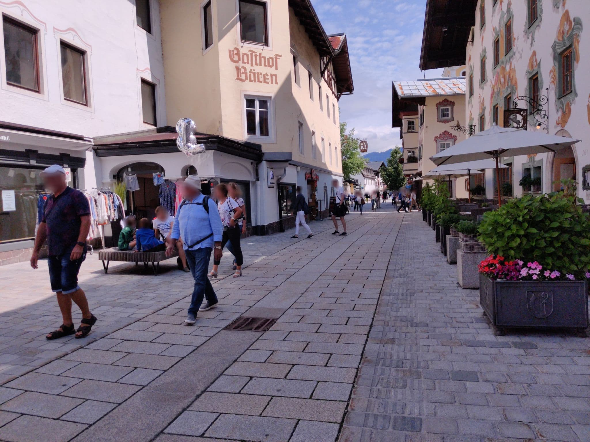 Street view near Hotel & Wirtshaus Post, Sankt Johann in Tirol — © aceini (CC BY-SA · Mapillary)
