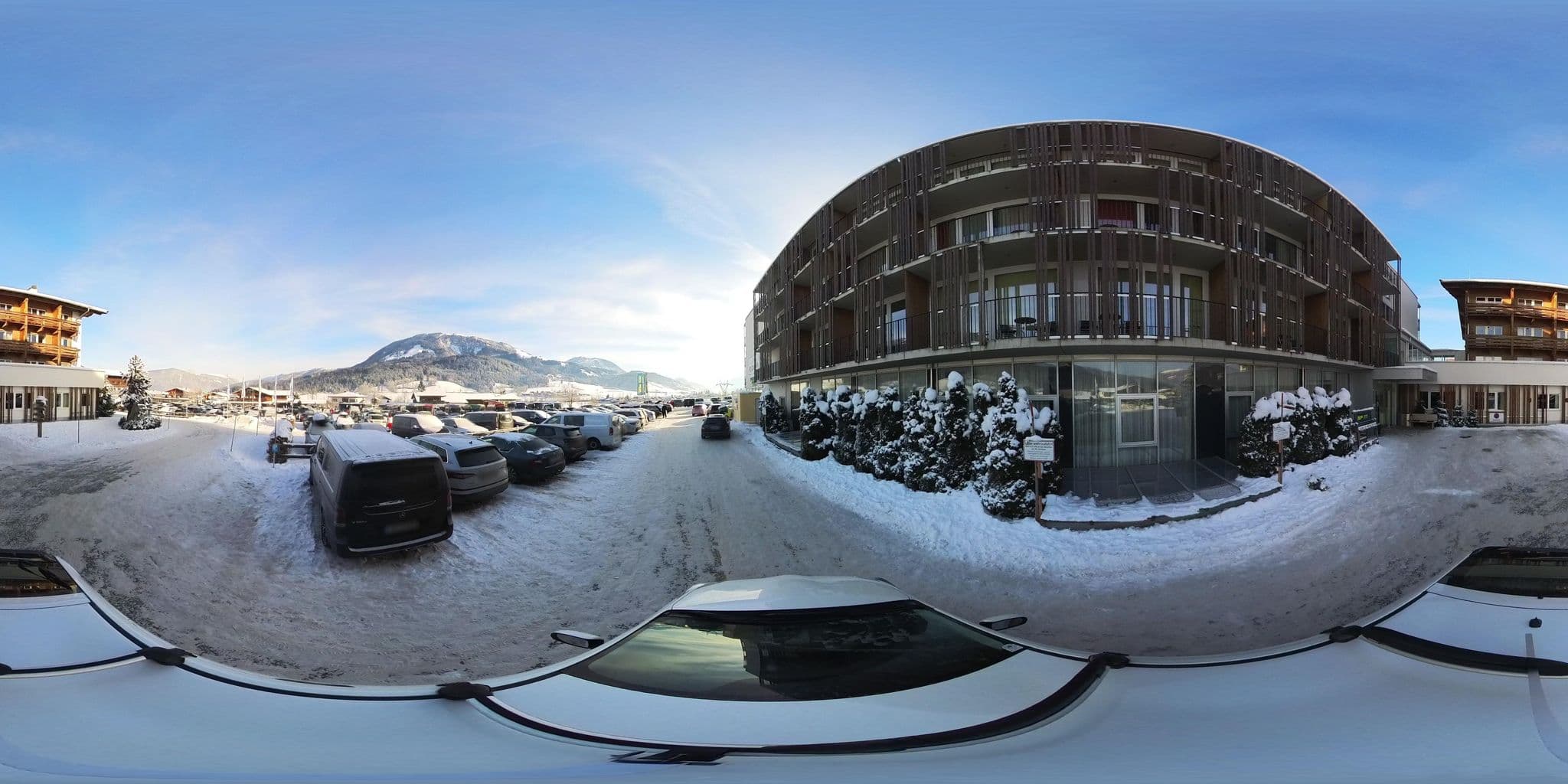 Street view near Hotel Edelweiß, Sankt Johann in Tirol — © osmplus_org (CC BY-SA · Mapillary)