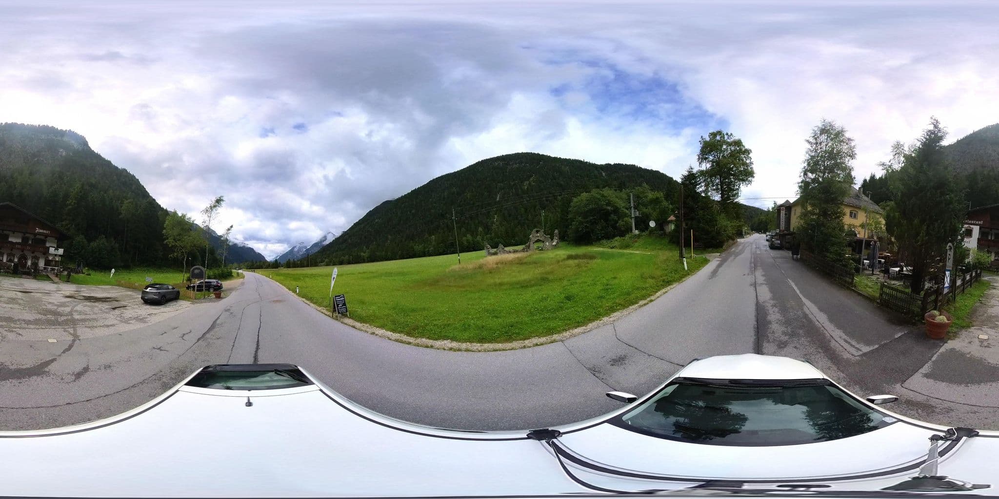 Street view near Pension Bärenwirt - Restaurant, Scharnitz — © osmplus_org (CC BY-SA · Mapillary)
