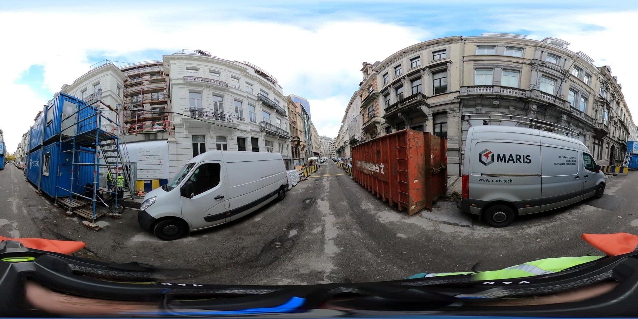 Street view near Brussels City Center Apartments, Saint-Josse-ten-Noode — © Stefdegreef (CC BY-SA · Mapillary)