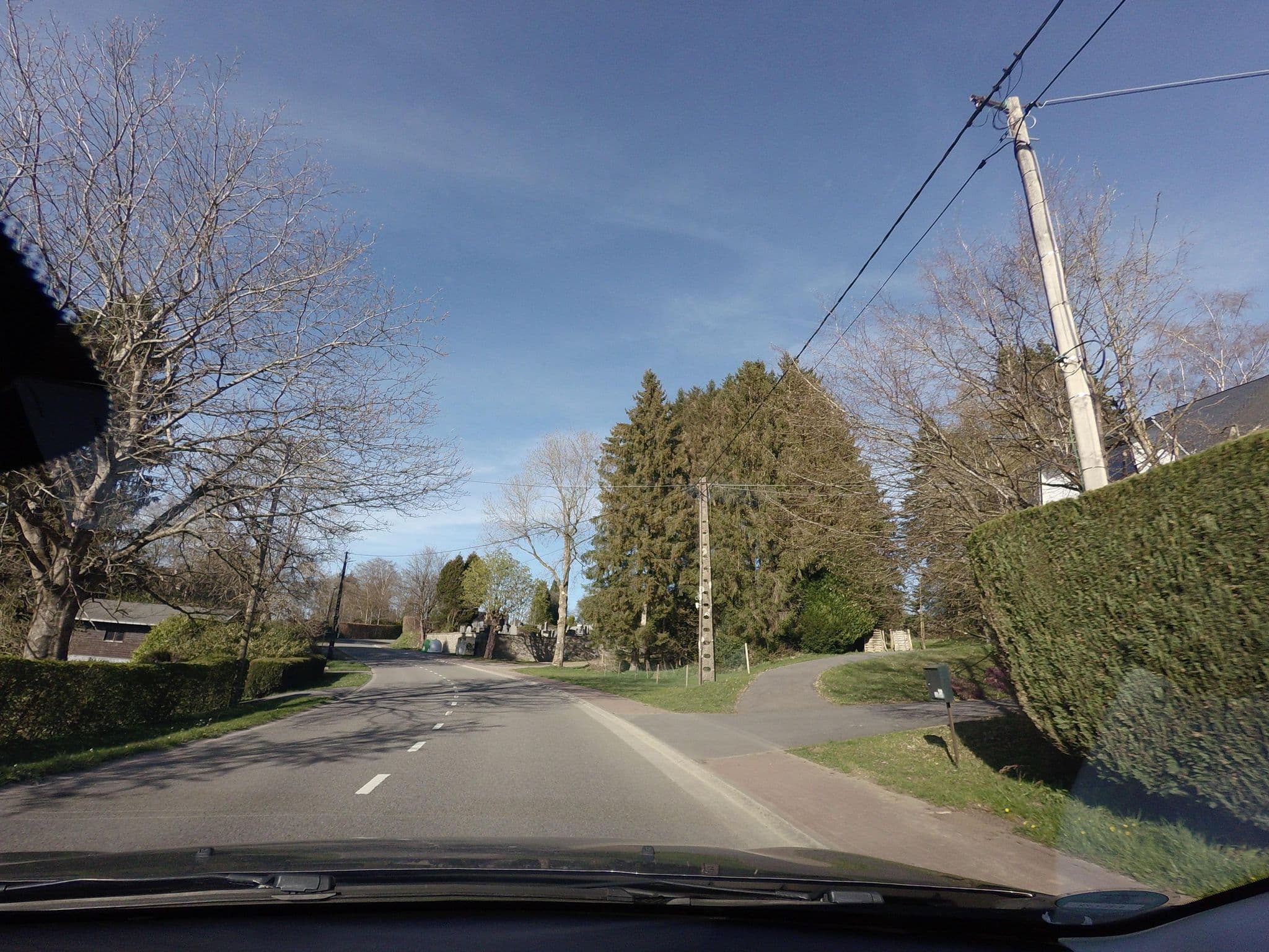 Street view near La Roanneuse Cosy chalet, Francorchamps — © ankeric (CC BY-SA · Mapillary)